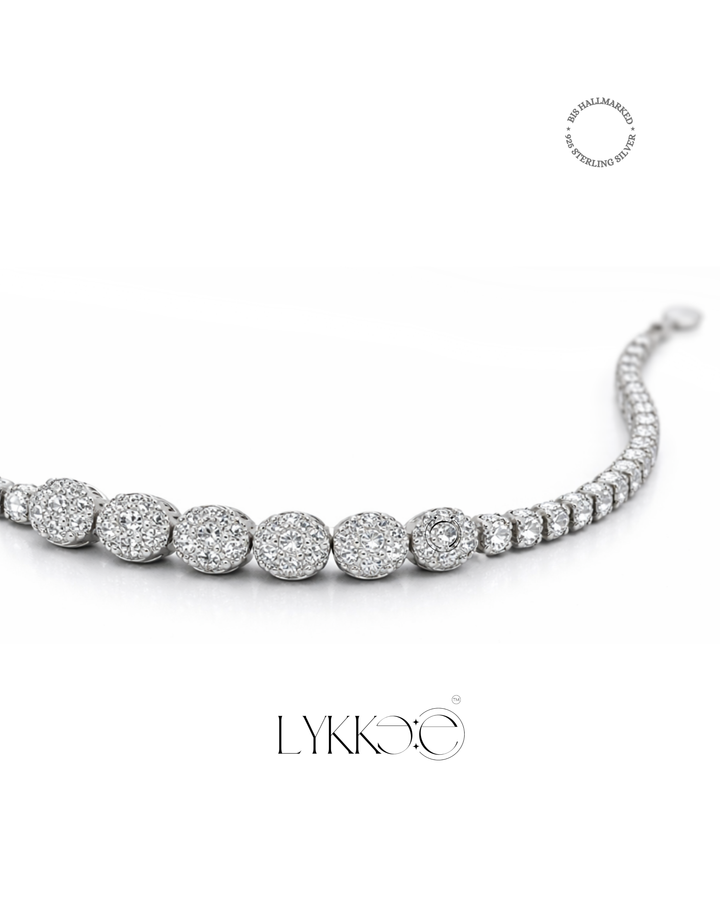 Royale Oval Halo Bracelet