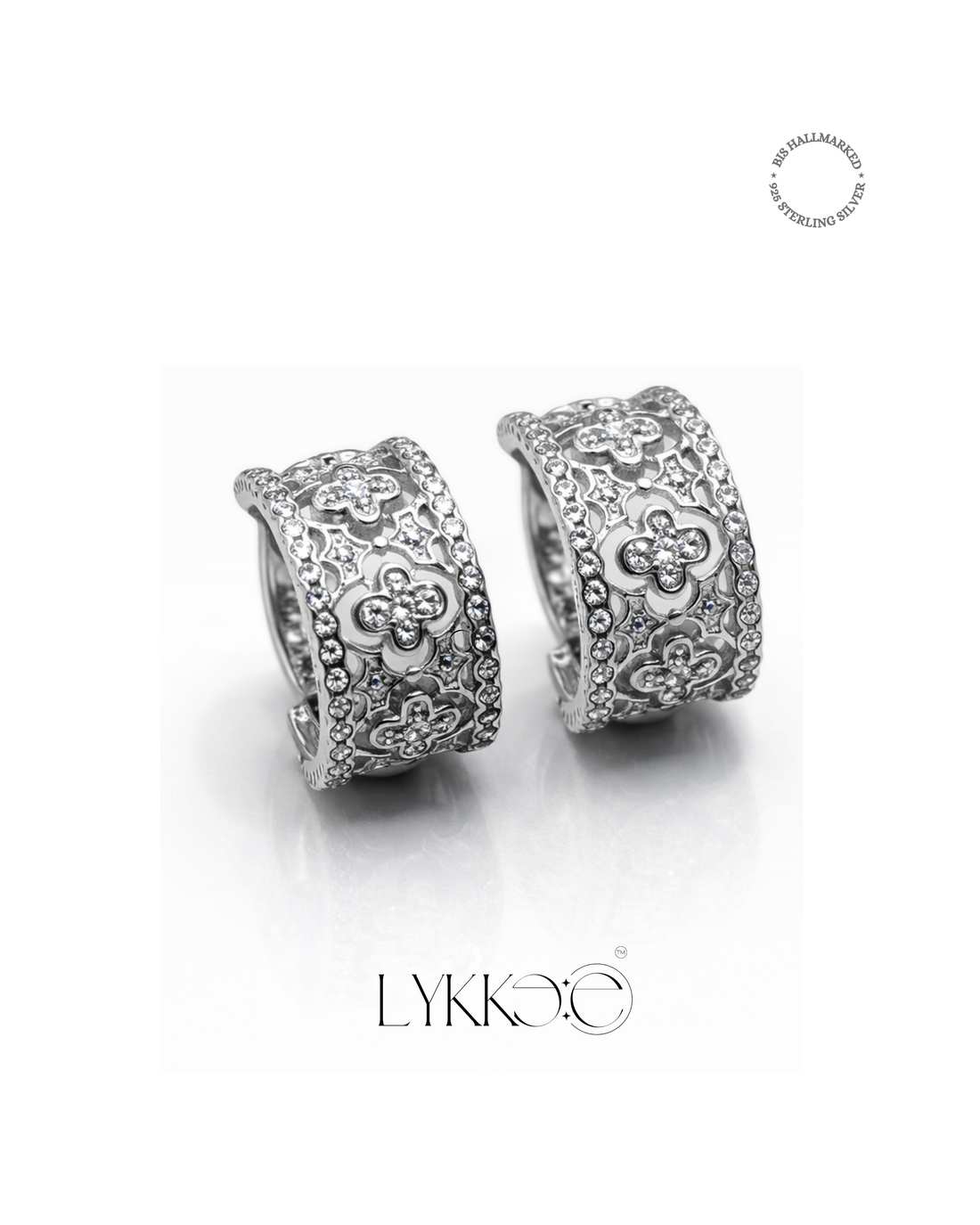 Virezza Ornate Hoop Earrings