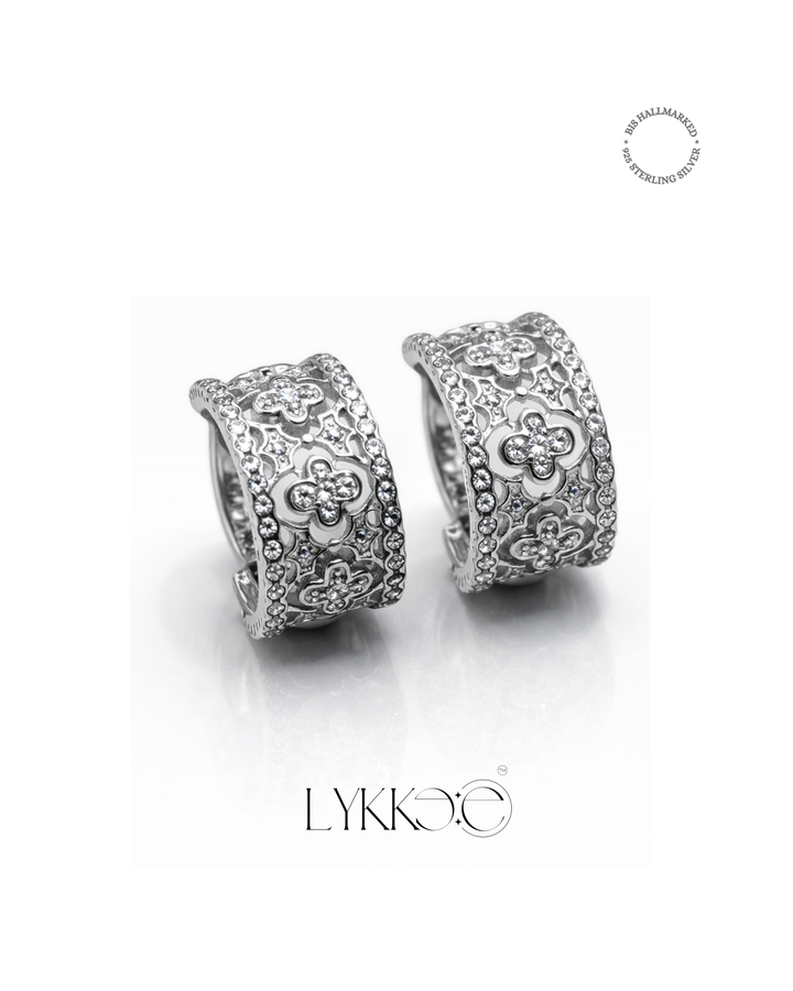 Virezza Ornate Hoop Earrings