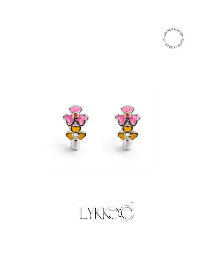 Candy Bloom Huggie Earrings
