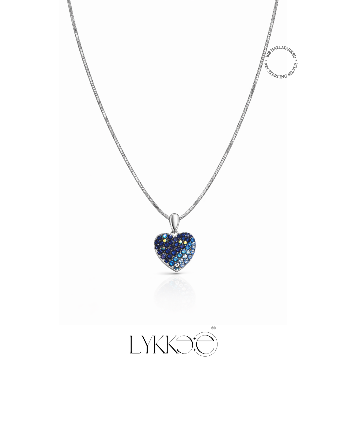 Ocean Glow Heart Set (Without Chain)