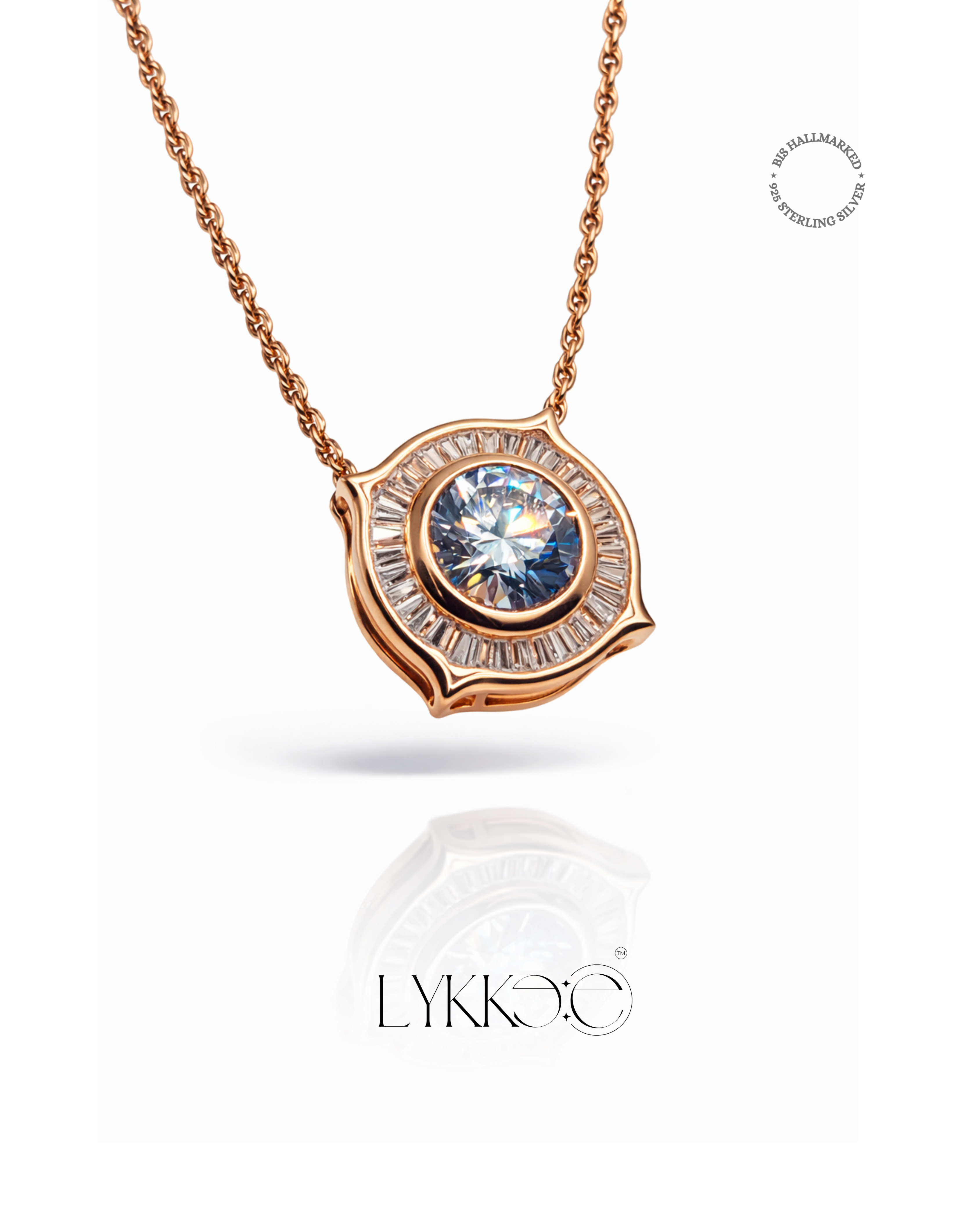 Celestia Halo Pendant & Stud Set
