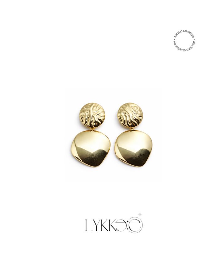 Aurelle Sculpt Drop Earrings