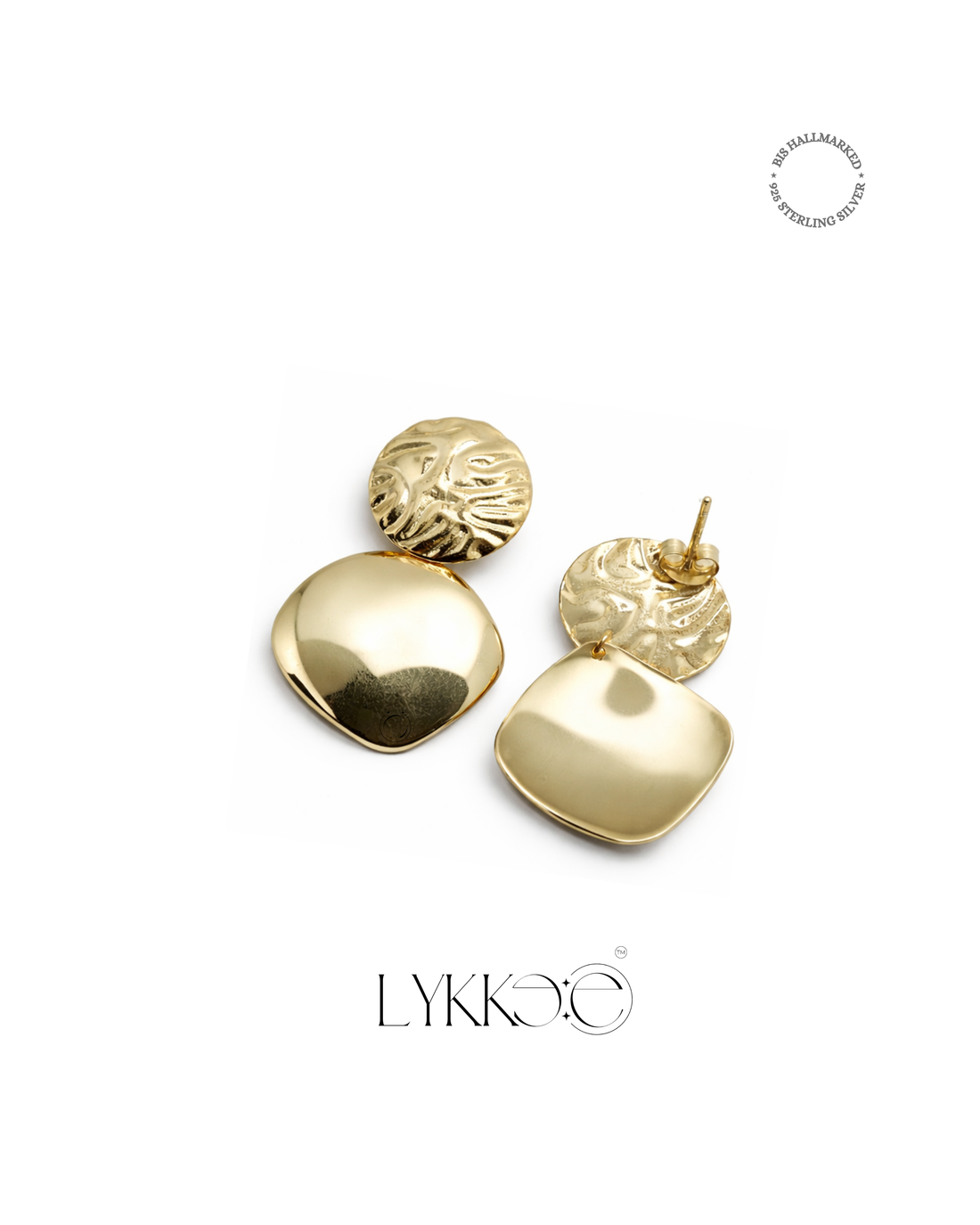 Aurelle Sculpt Drop Earrings