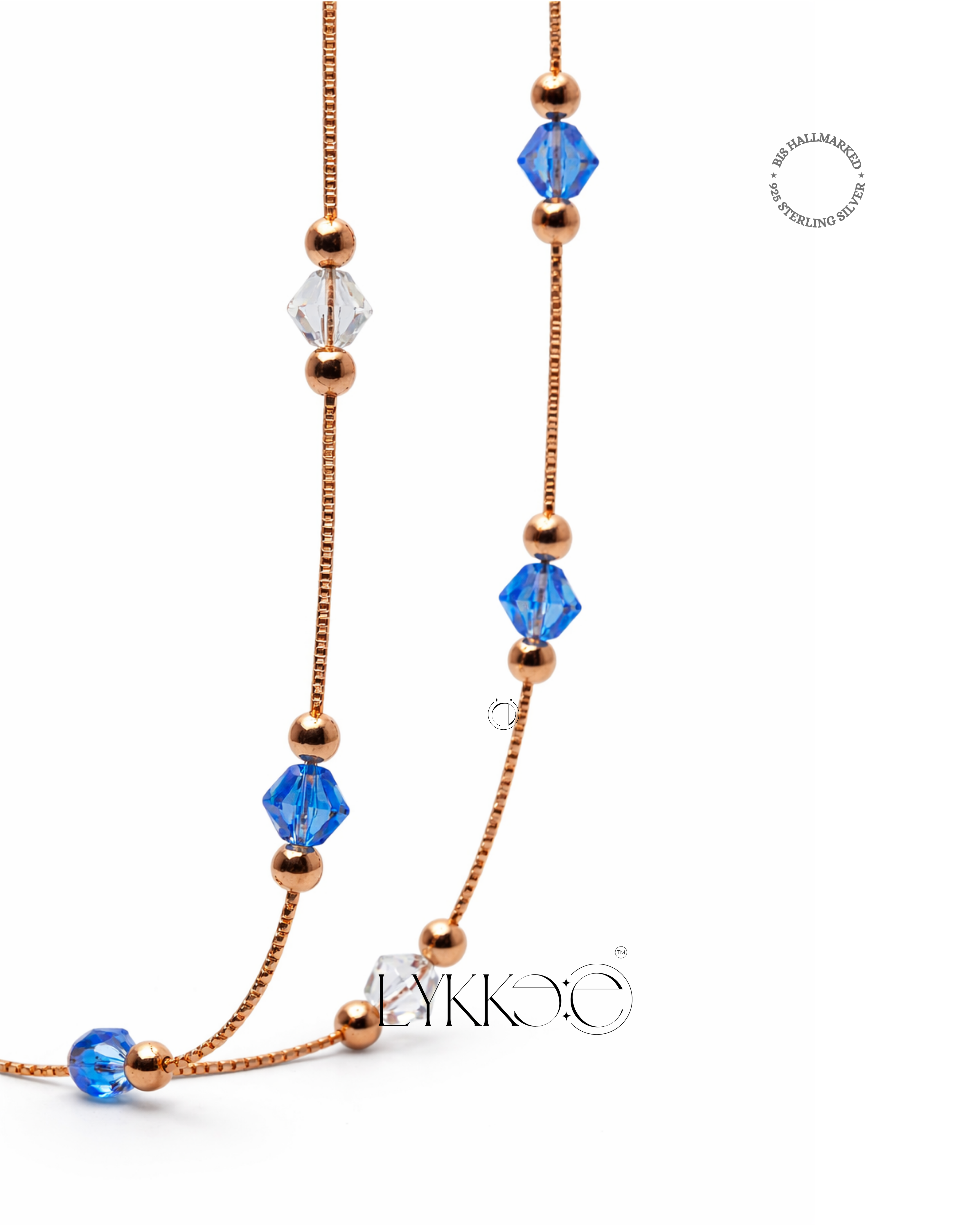 Azure Glow Swarovski Necklace