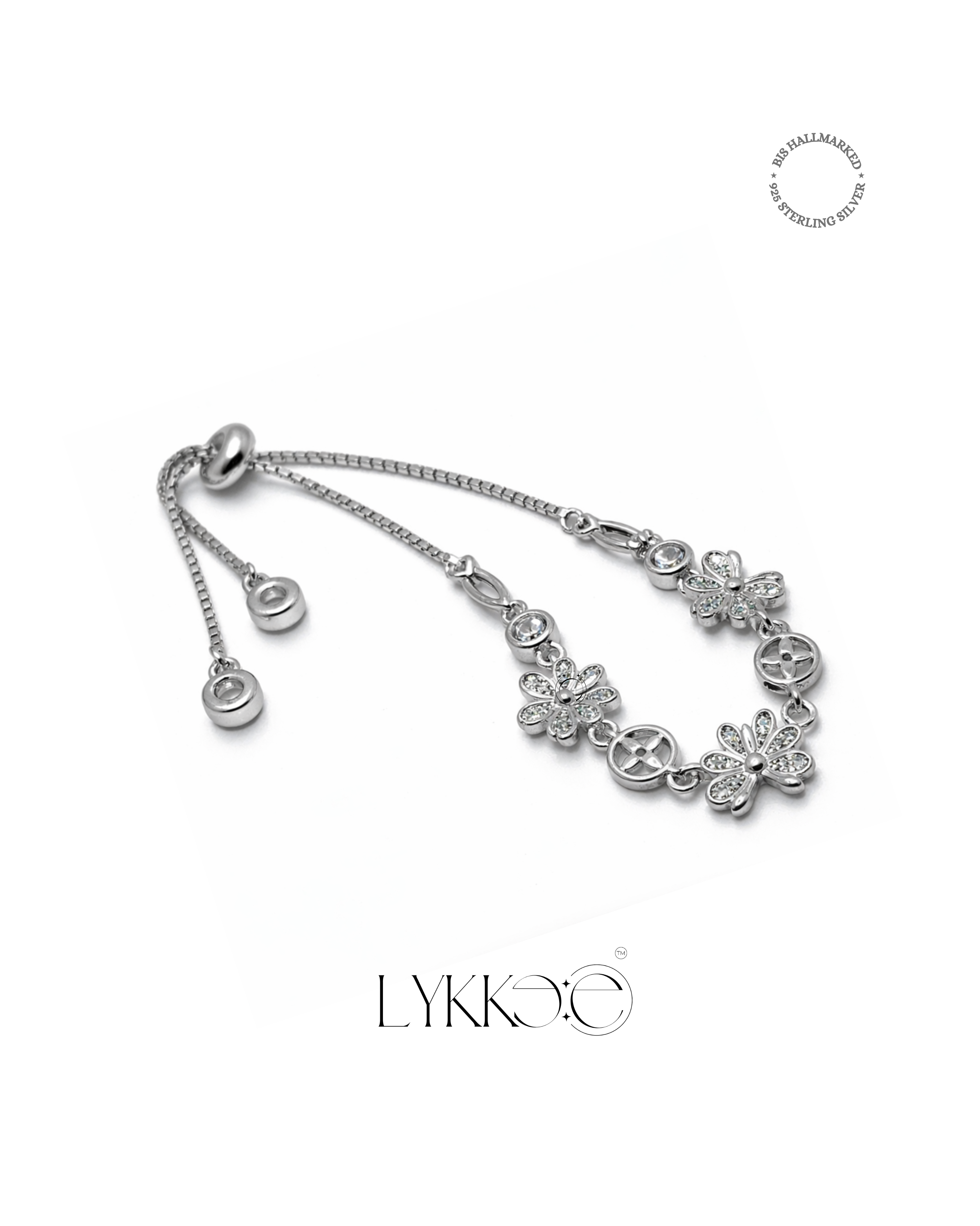 Floral Radiance Adjustable Bracelet