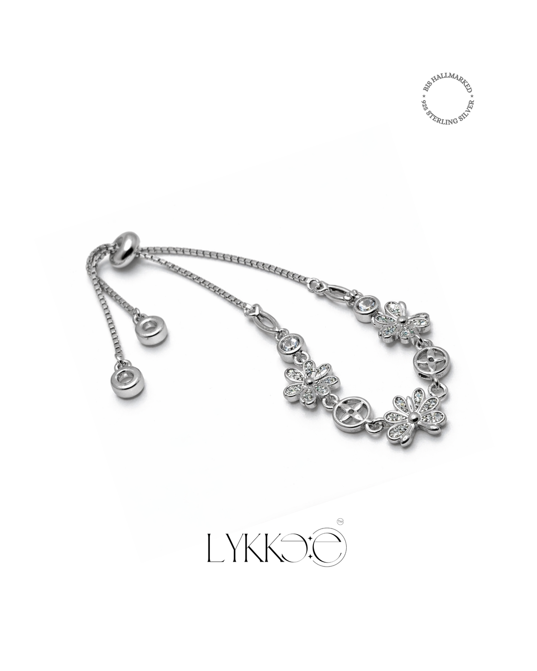 Floral Radiance Adjustable Bracelet