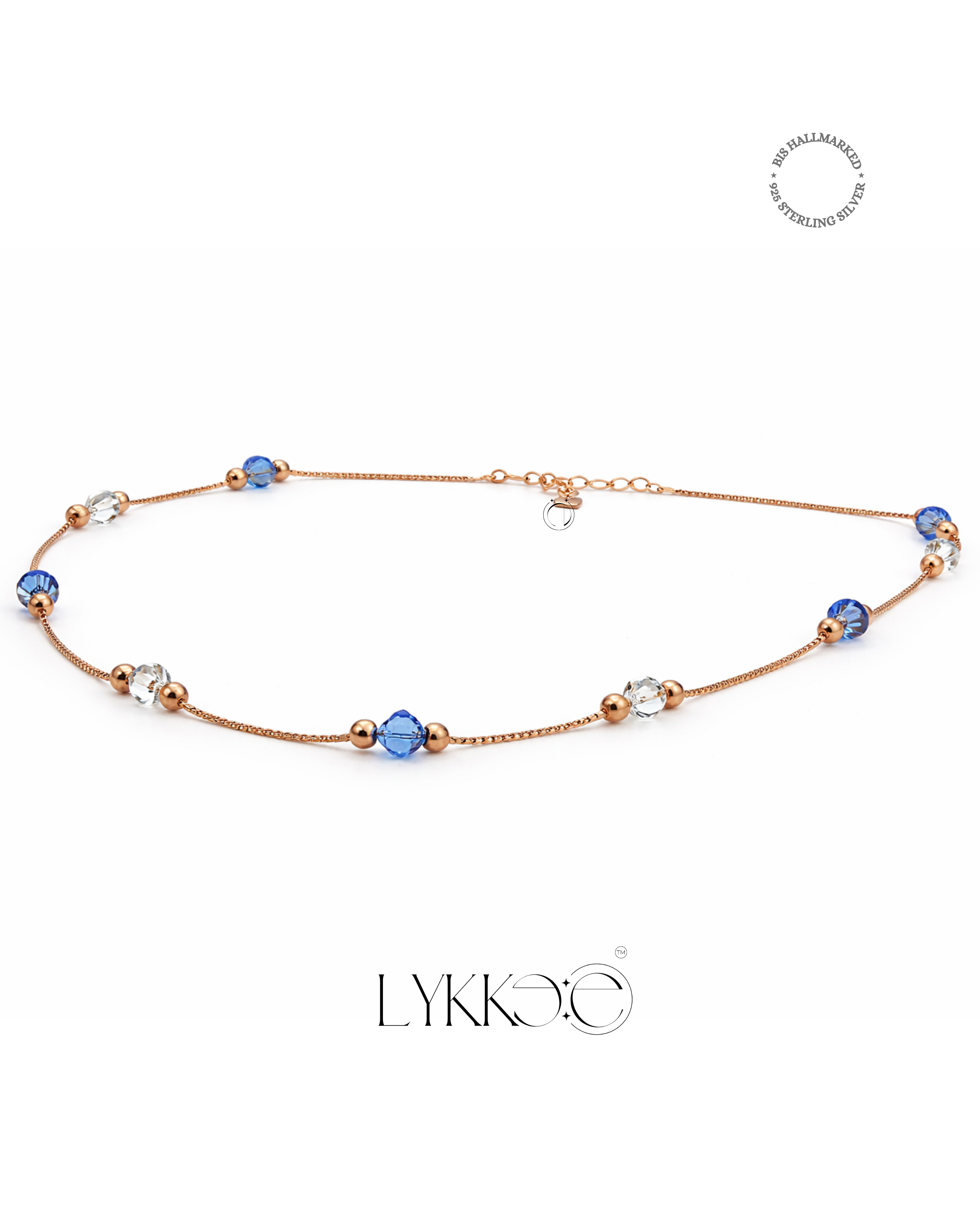 Azure Glow Swarovski Necklace
