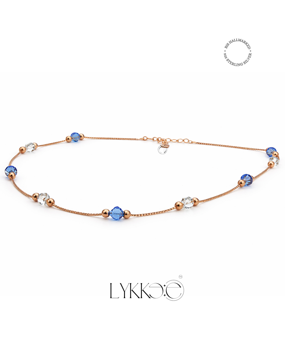 Azure Glow Swarovski Necklace
