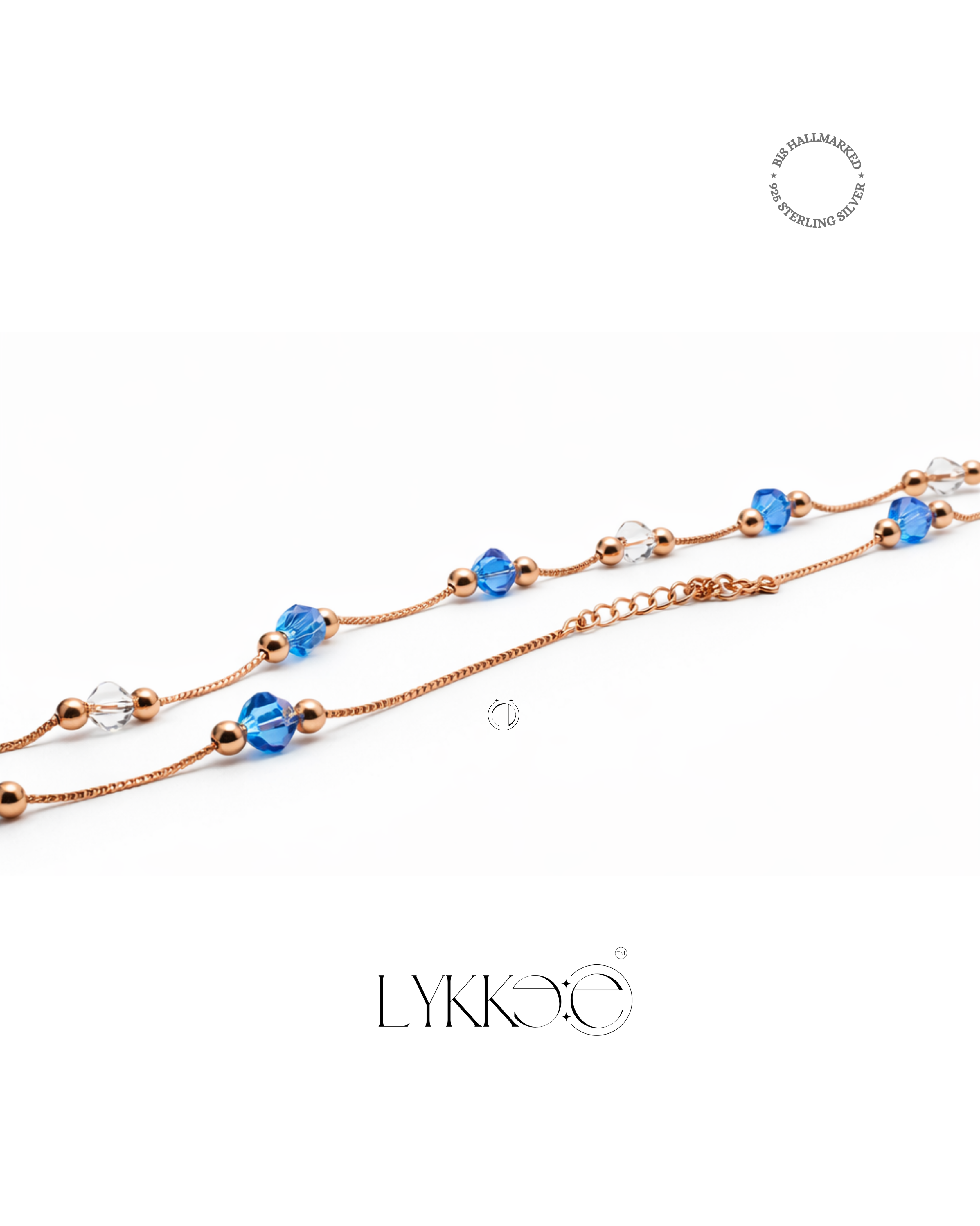 Azure Glow Swarovski Necklace