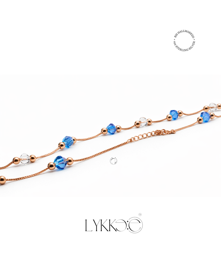 Azure Glow Swarovski Necklace