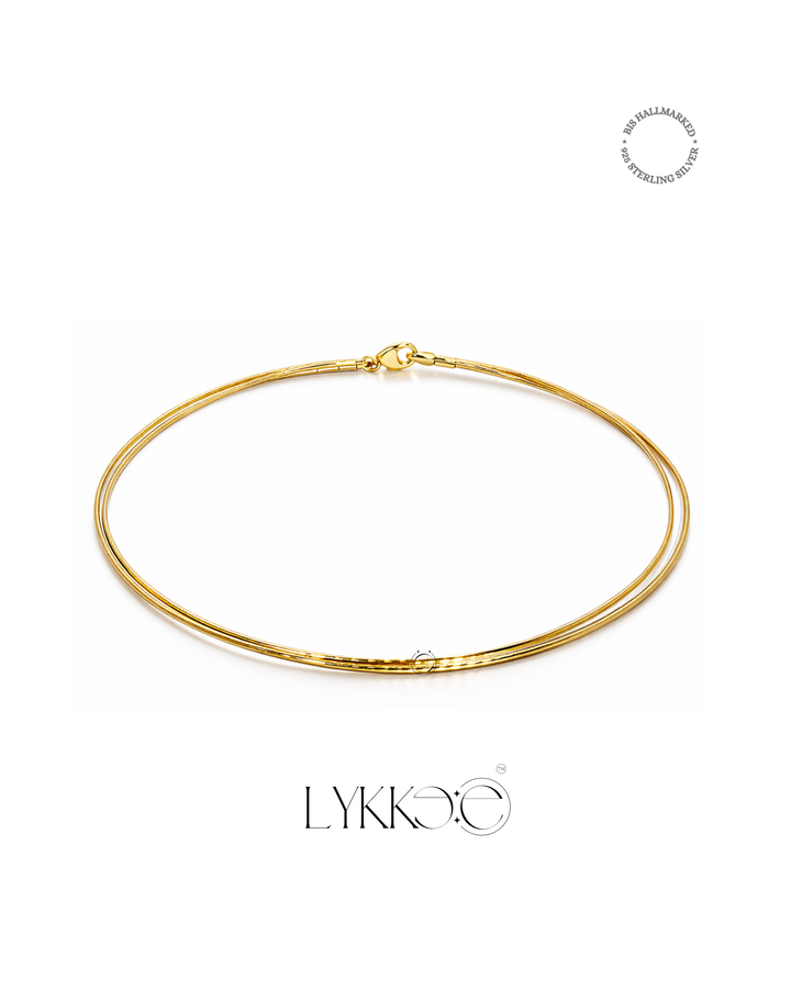 Trivelle Triple-Tone Elegance Necklace