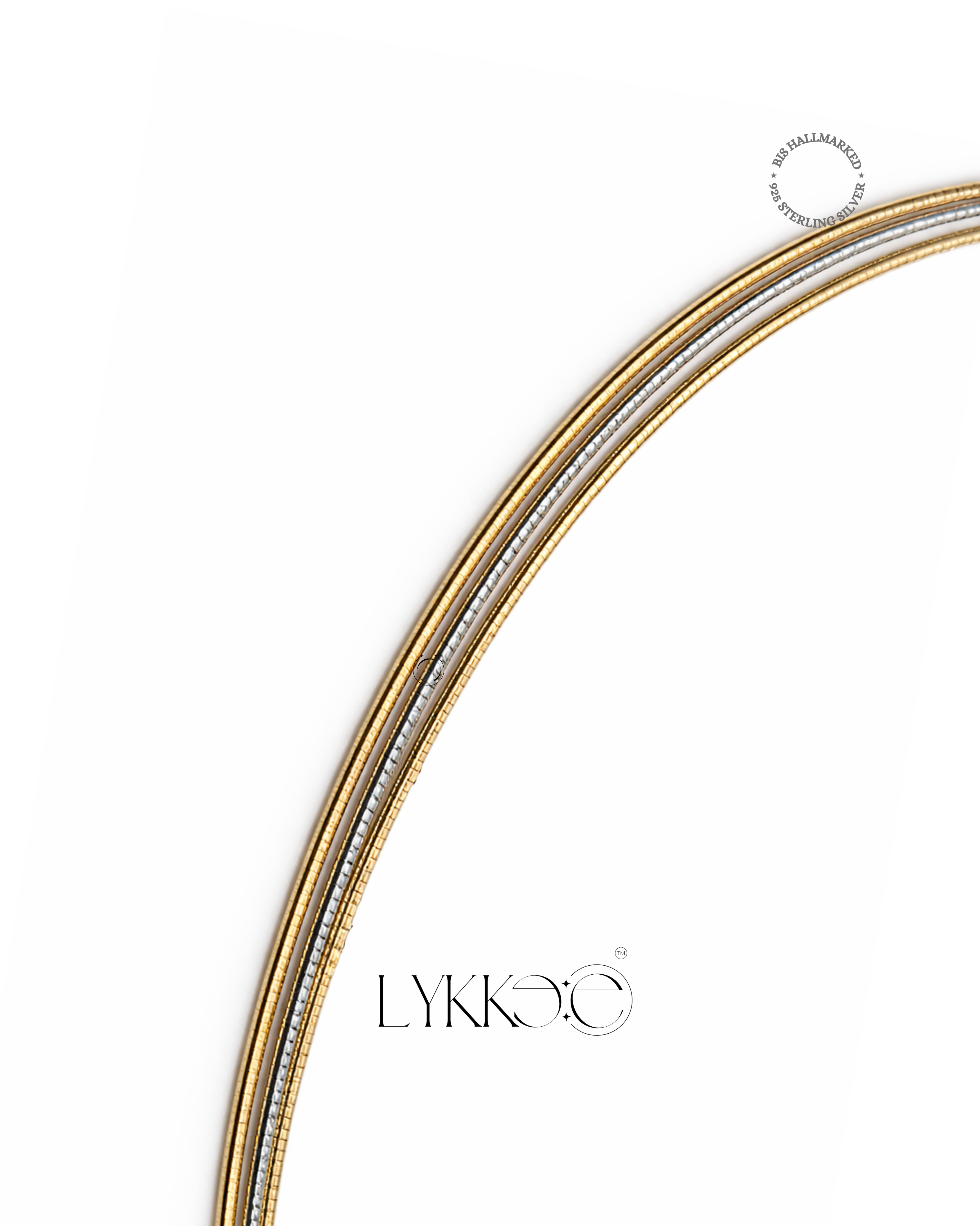 Trivelle Triple-Tone Elegance Necklace