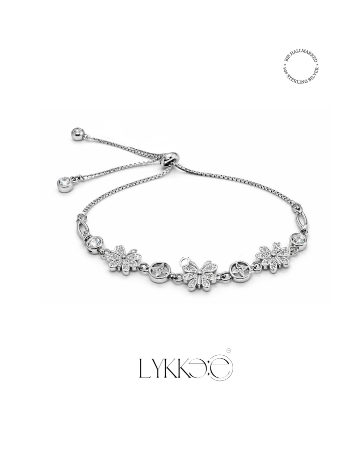 Floral Radiance Adjustable Bracelet