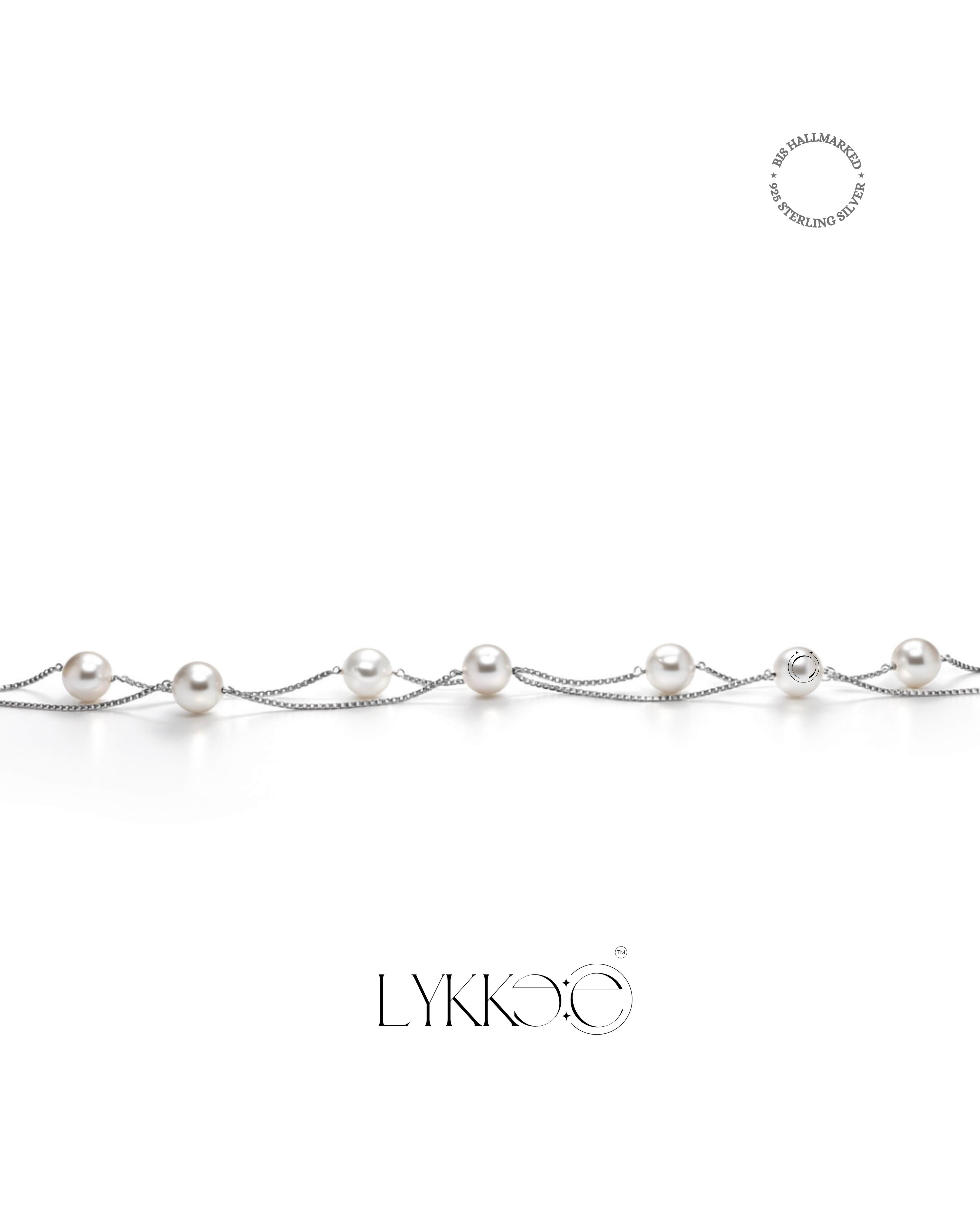 Pearl Glow Station Necklace