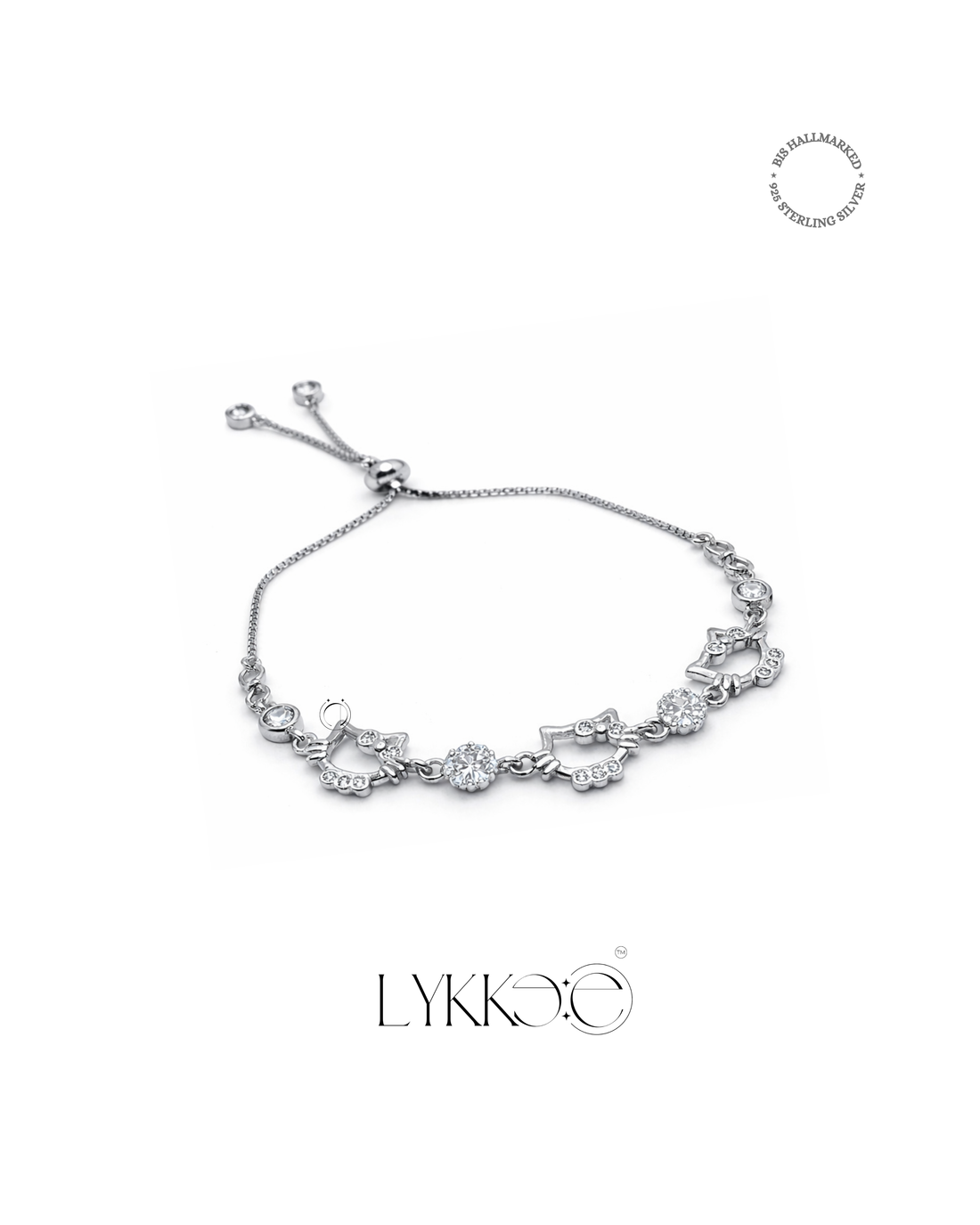 Kitty Sparkle Adjustable Bracelet