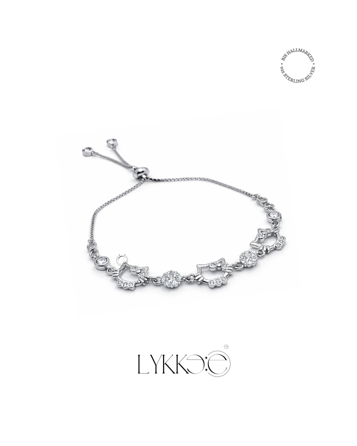 Kitty Sparkle Adjustable Bracelet