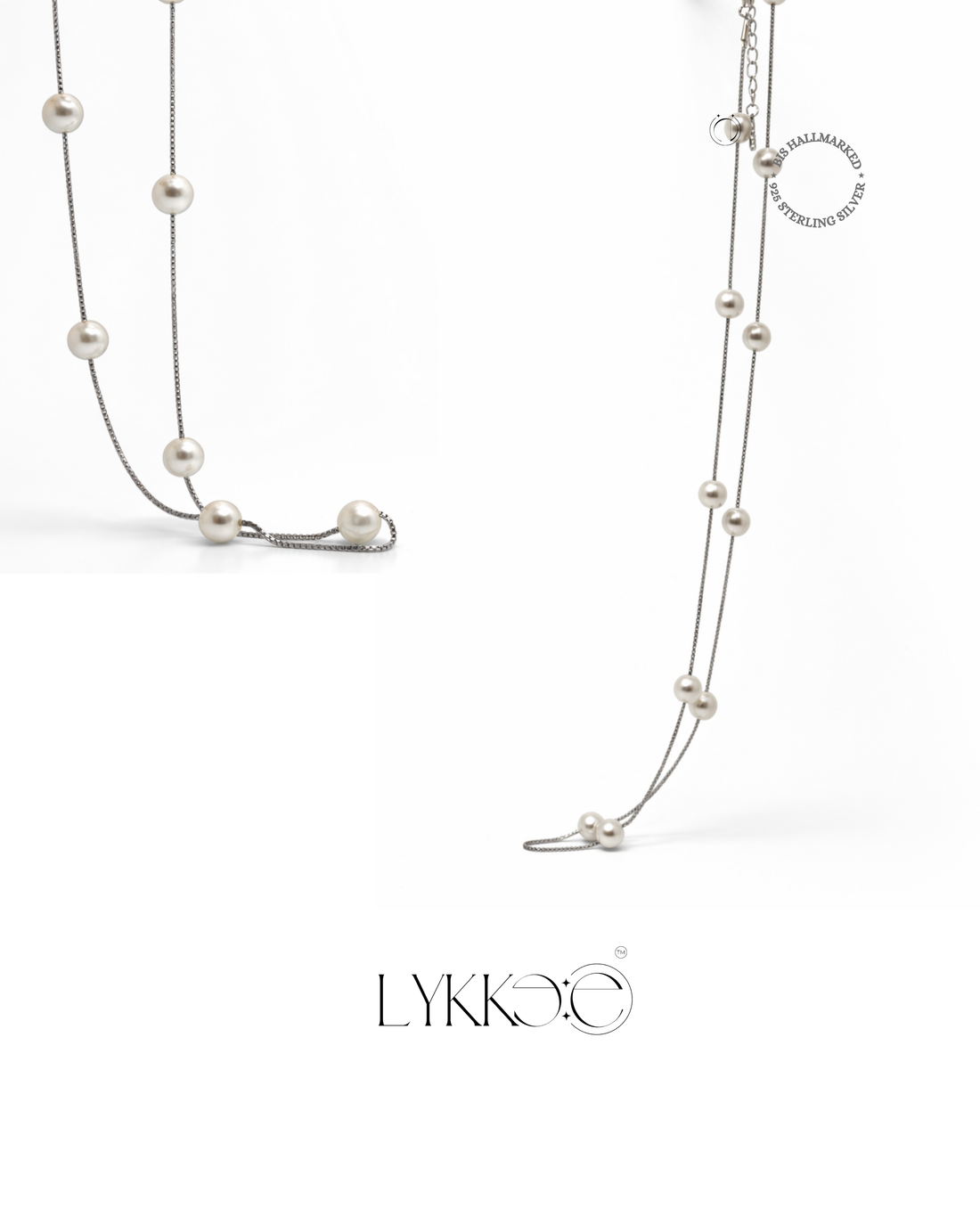 Pearl Glow Station Necklace