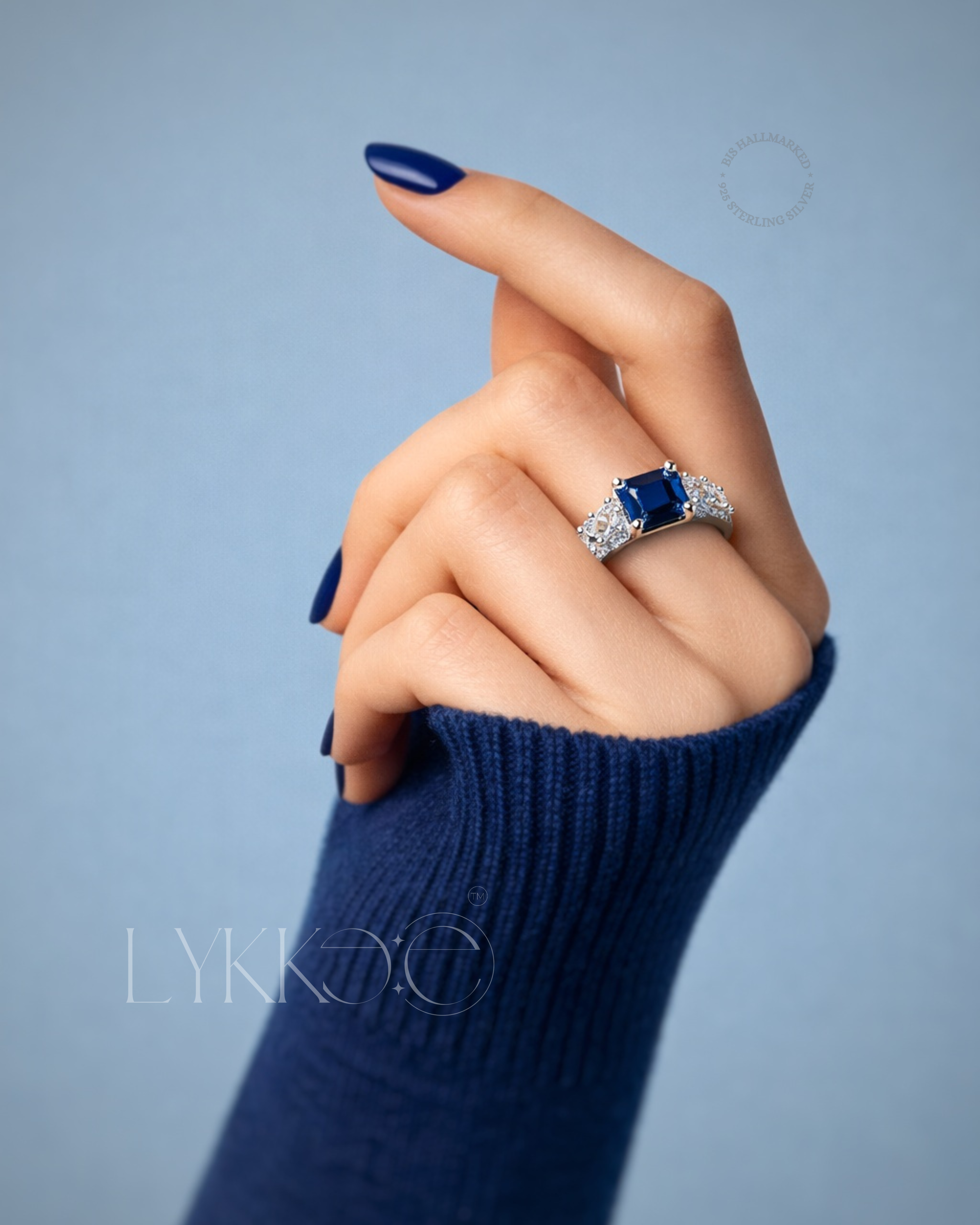 Royal Azure Elegance Ring