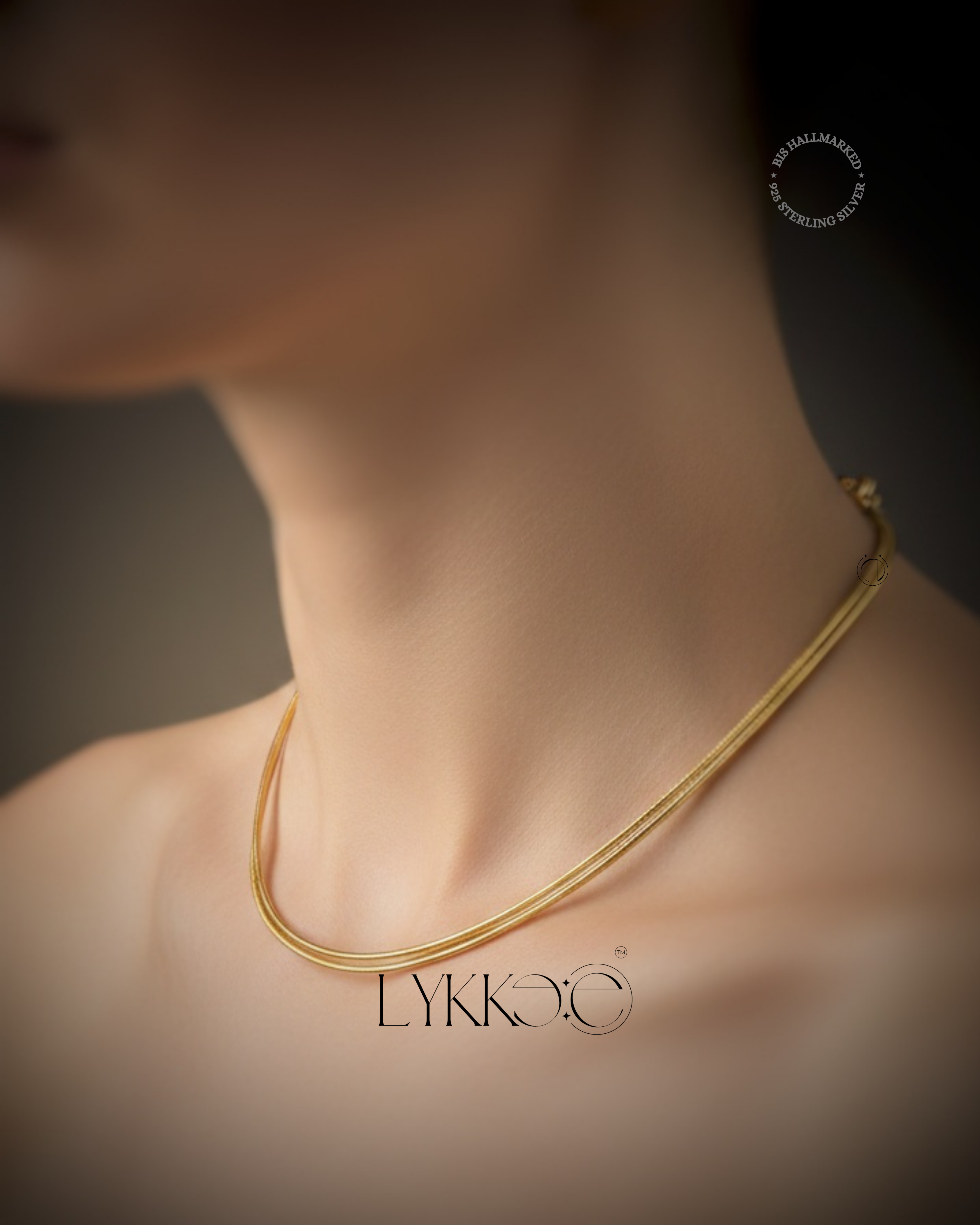 Trivelle Triple-Tone Elegance Necklace