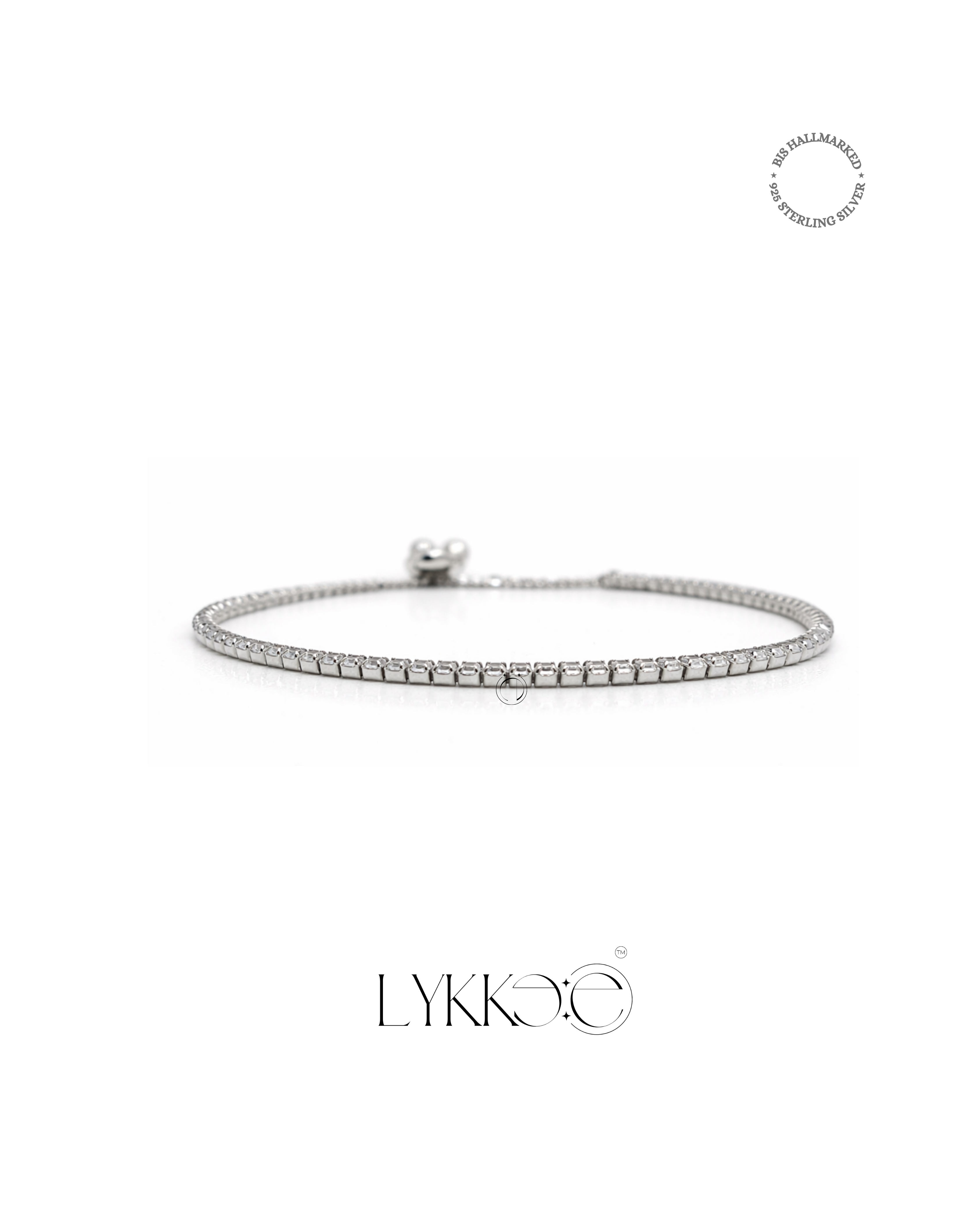 Classic Radiance Silver Tennis Bracelet