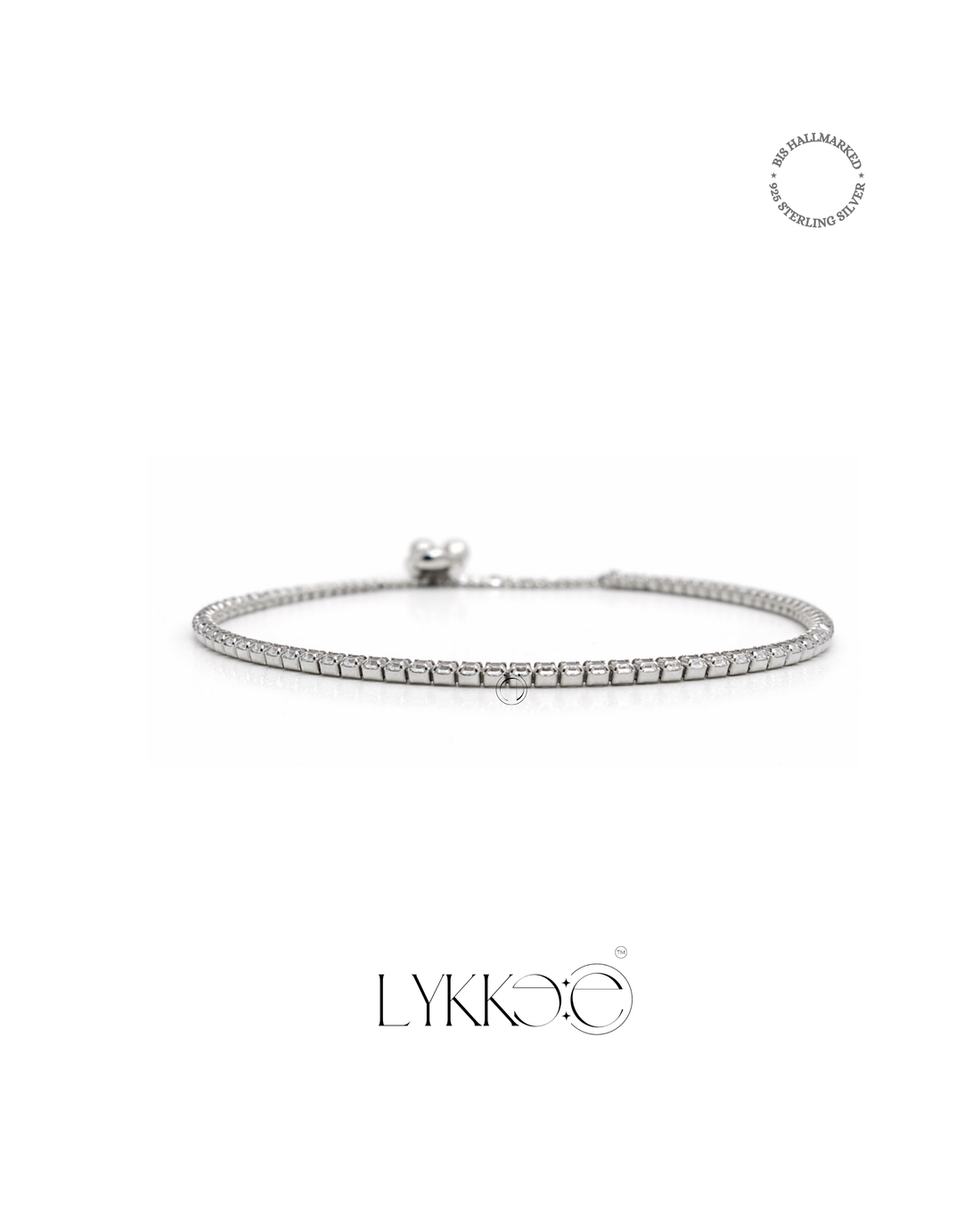 Classic Radiance Silver Tennis Bracelet