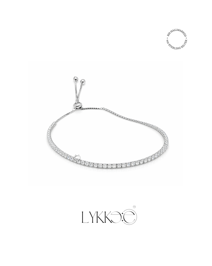 Classic Radiance Silver Tennis Bracelet