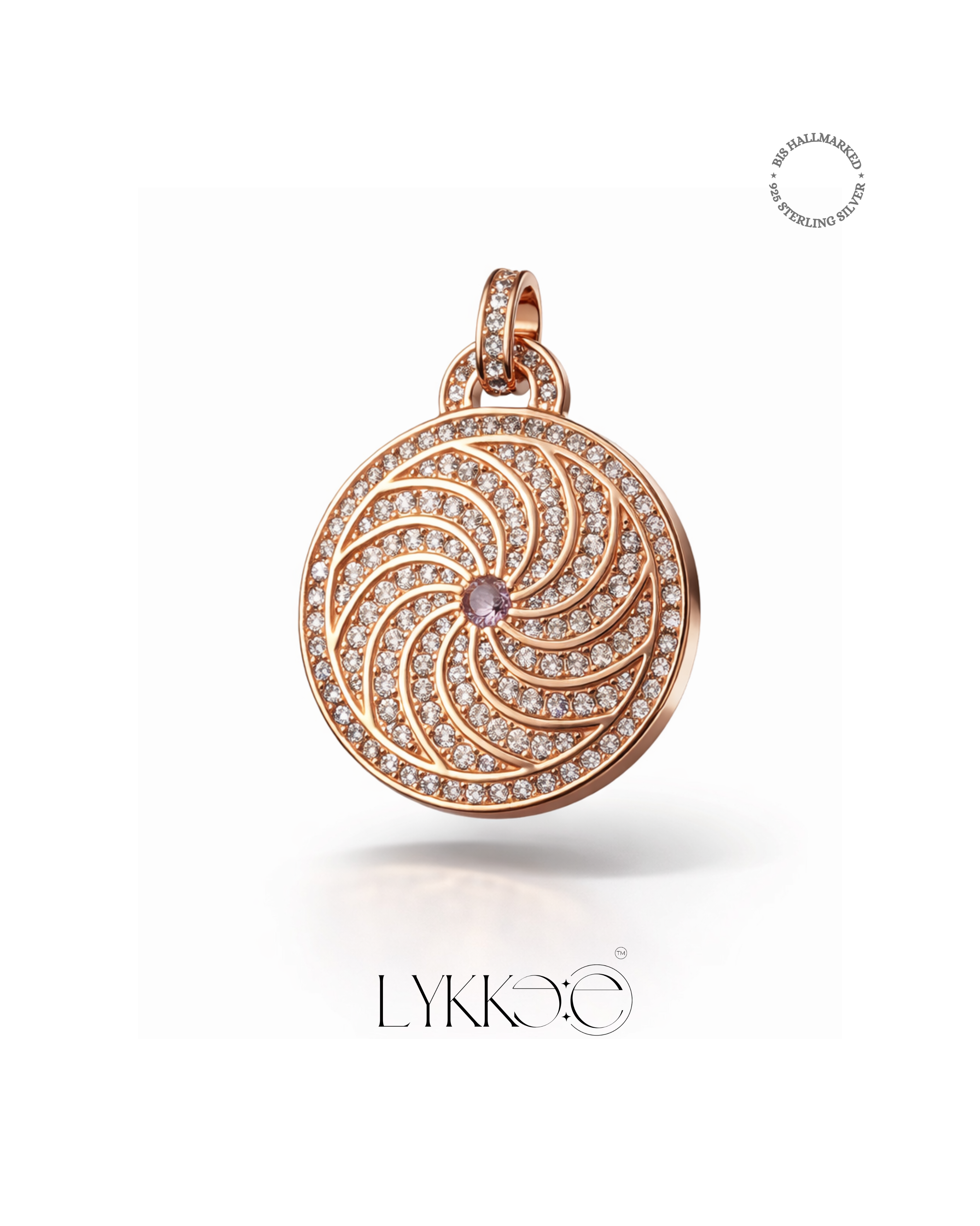 Celestia Spiral Pendant Set