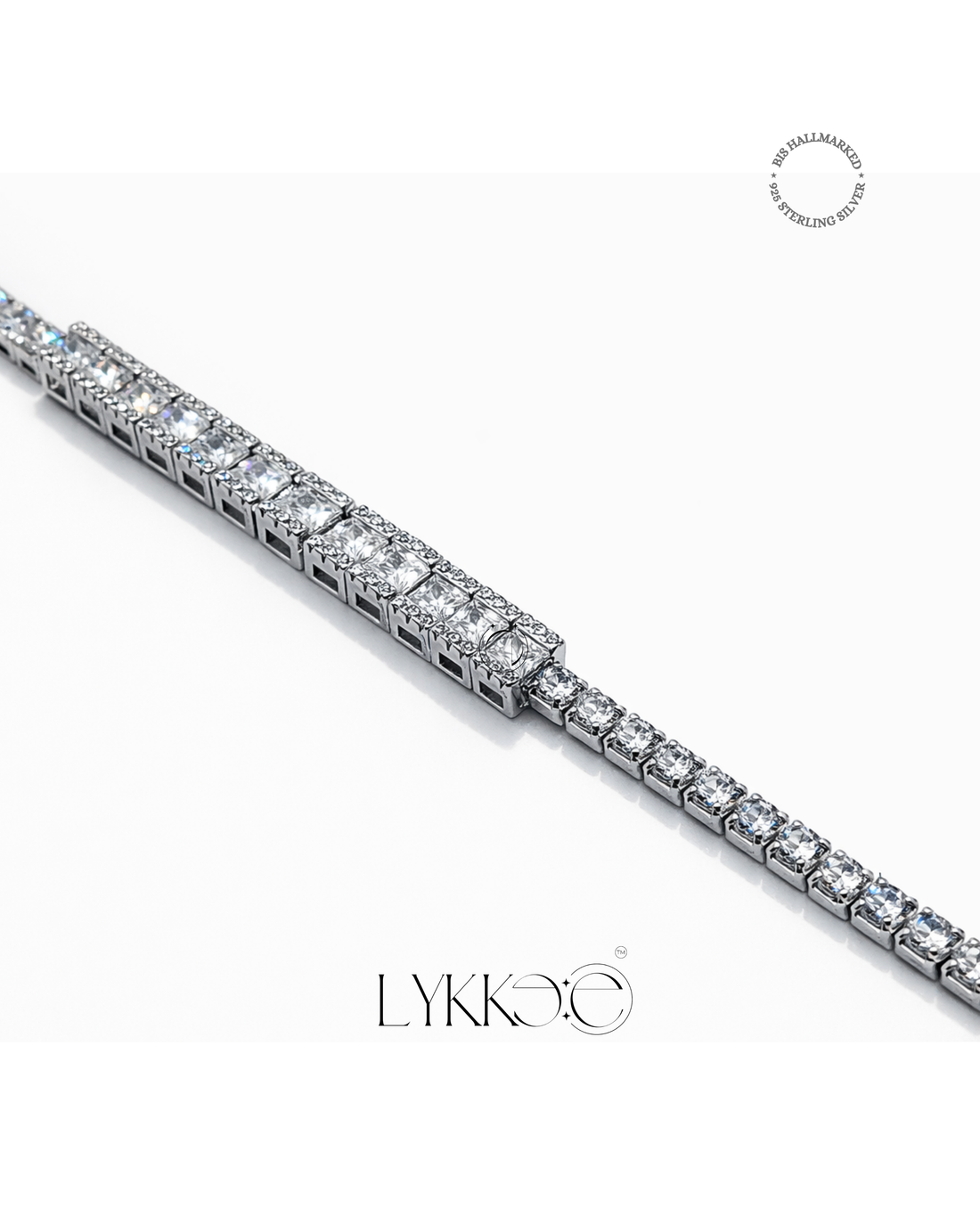 Prism Square Tennis Bracelet