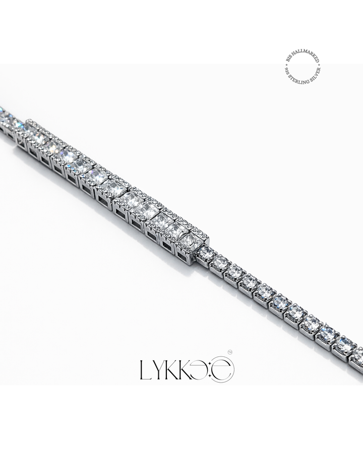 Prism Square Tennis Bracelet