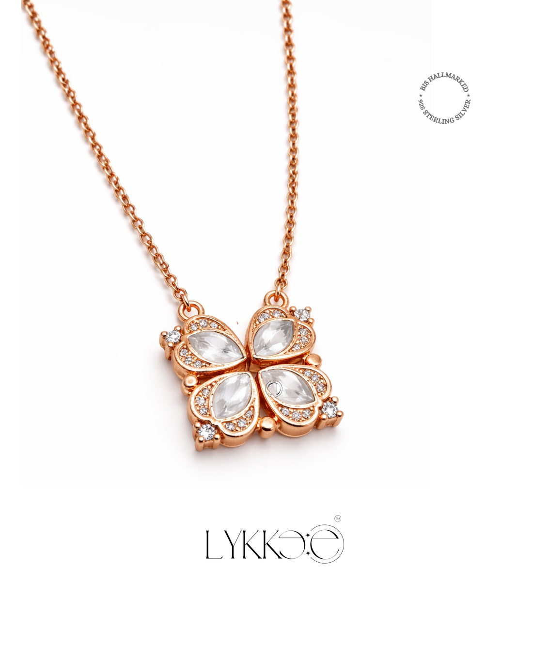 Fleur Lumière Two-Way Pendant Necklace