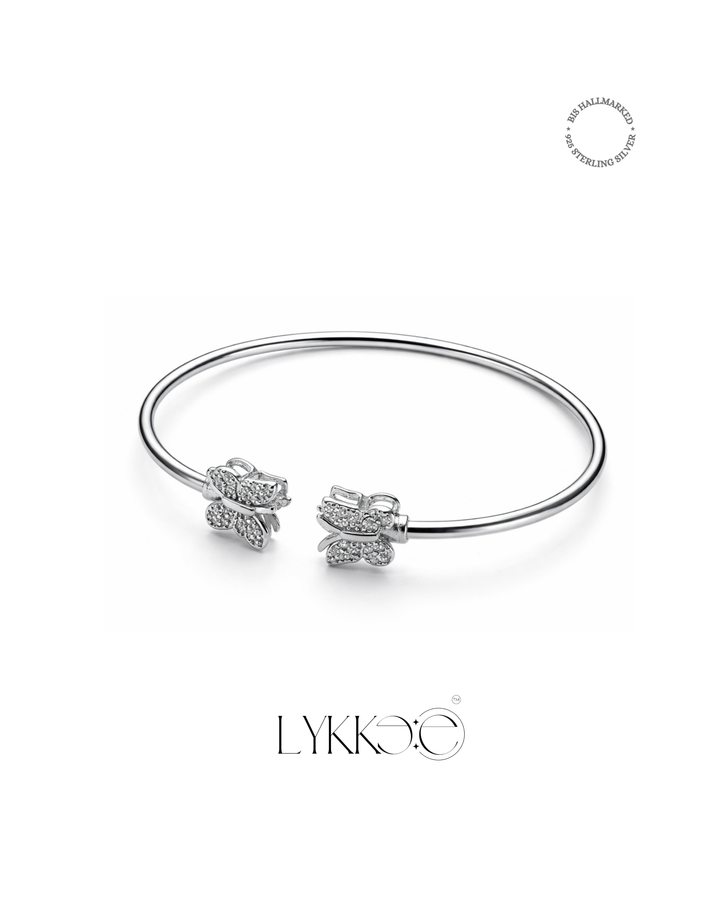 Butterfly Grace Open Bangle