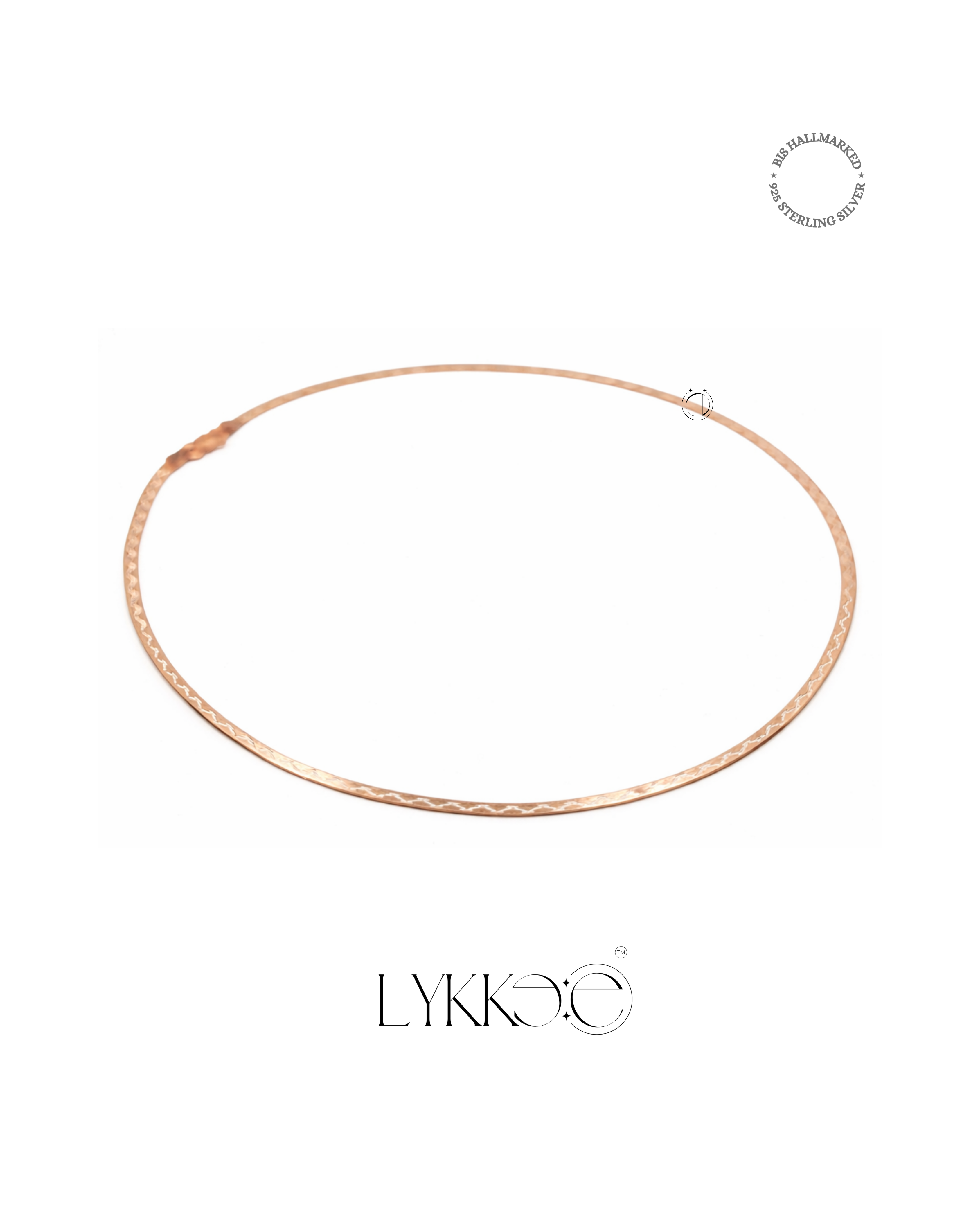 Rose Gleam Flat Snake Chain