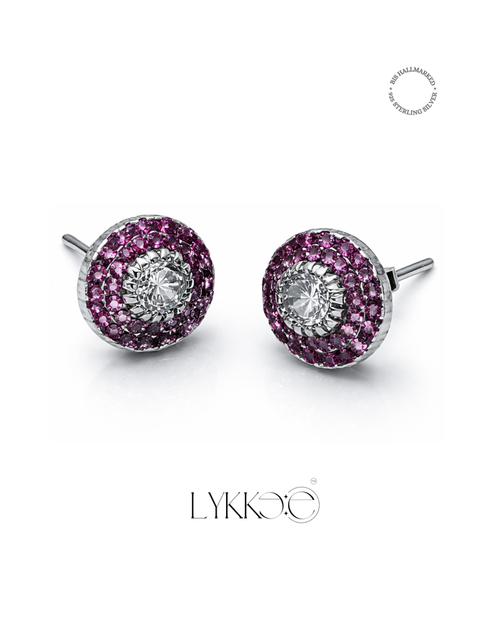 Rosé Radiance Pendant & Stud Set (Without Chain)