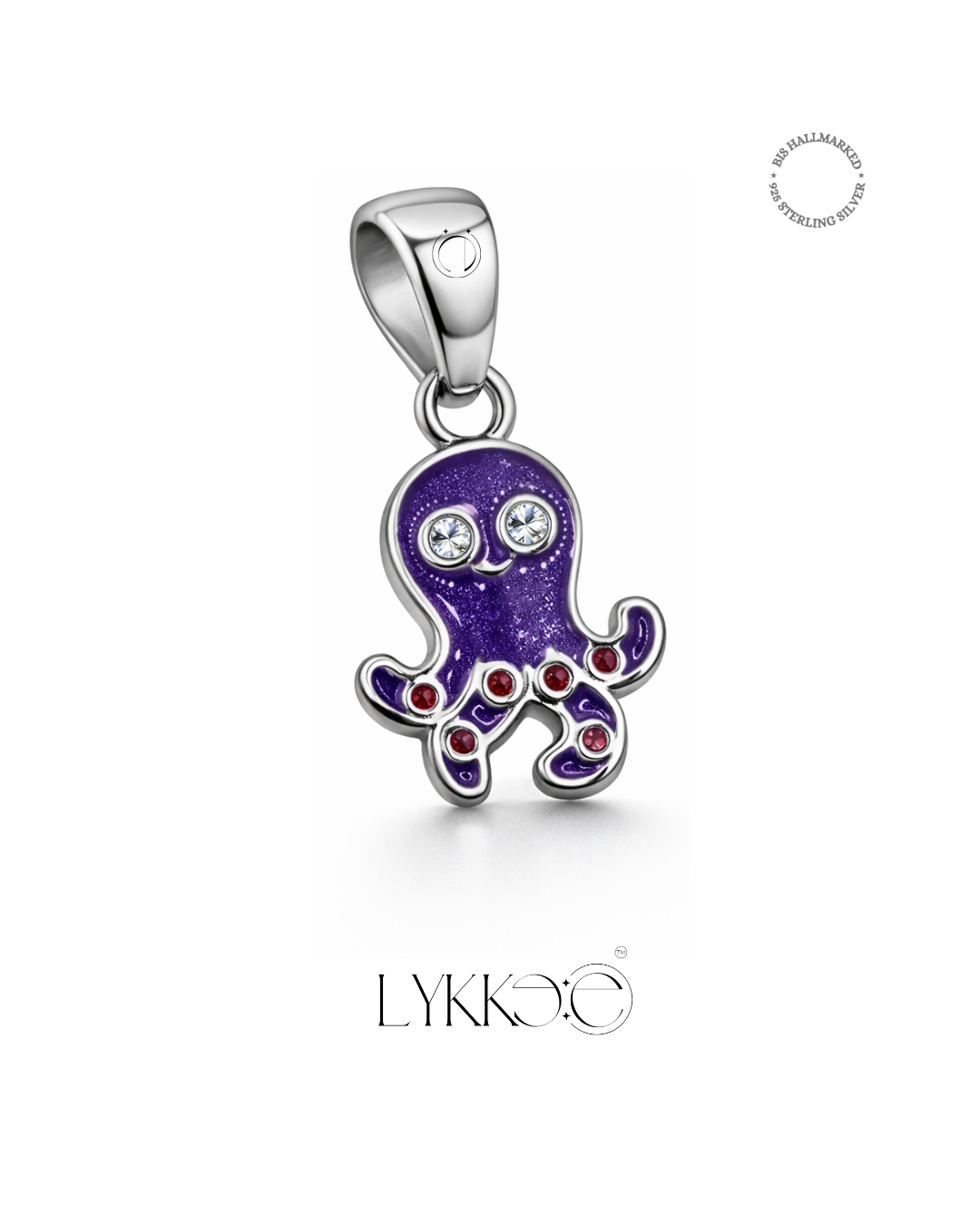 Ocean Spark Octopus Pendant (Without Chain)