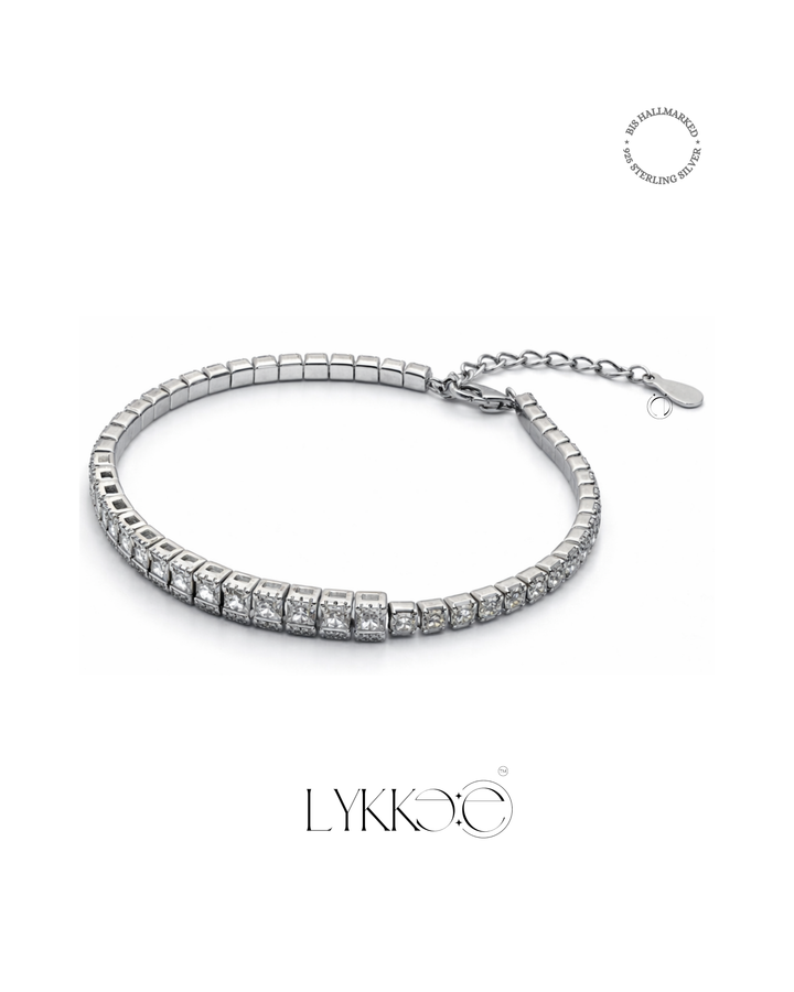 Prism Square Tennis Bracelet