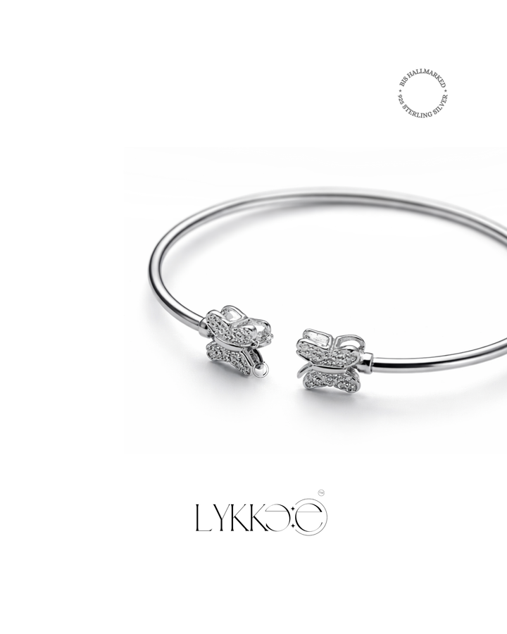 Butterfly Grace Open Bangle
