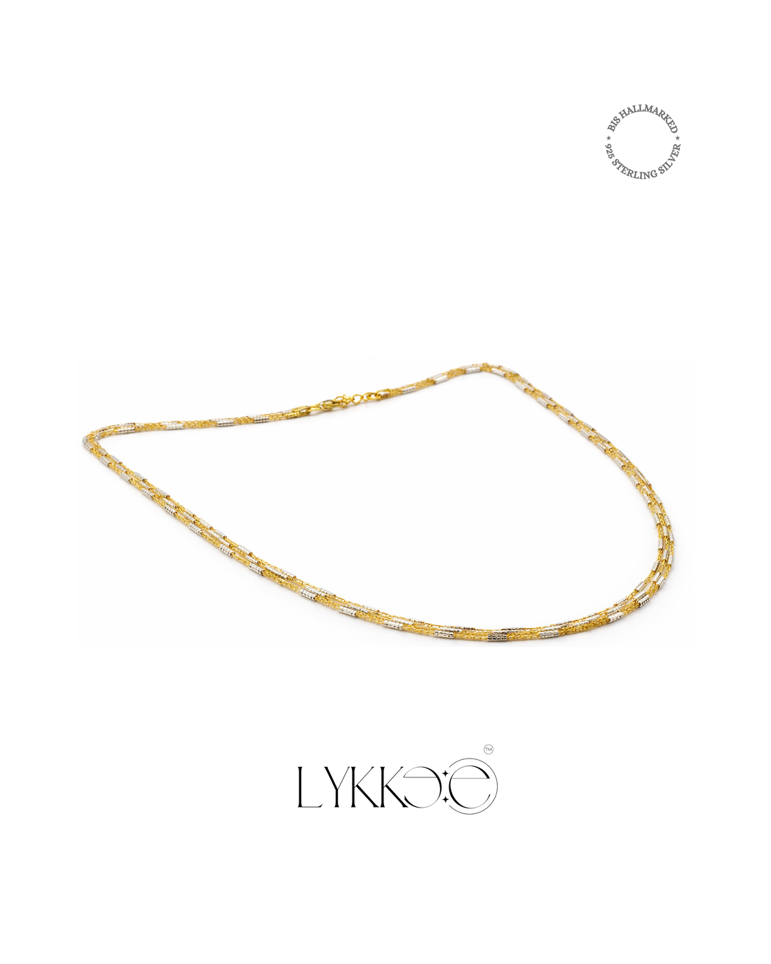 Spark Line Two-Tone Gold Chain