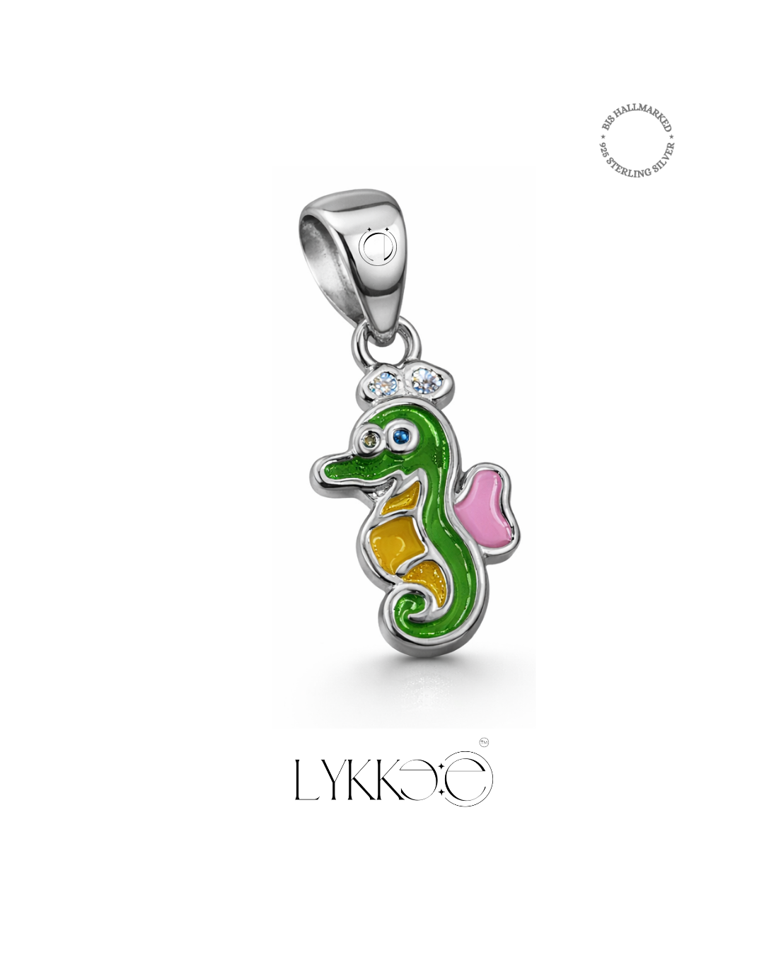 Ocean Charm Seahorse Pendant (Without Chain)