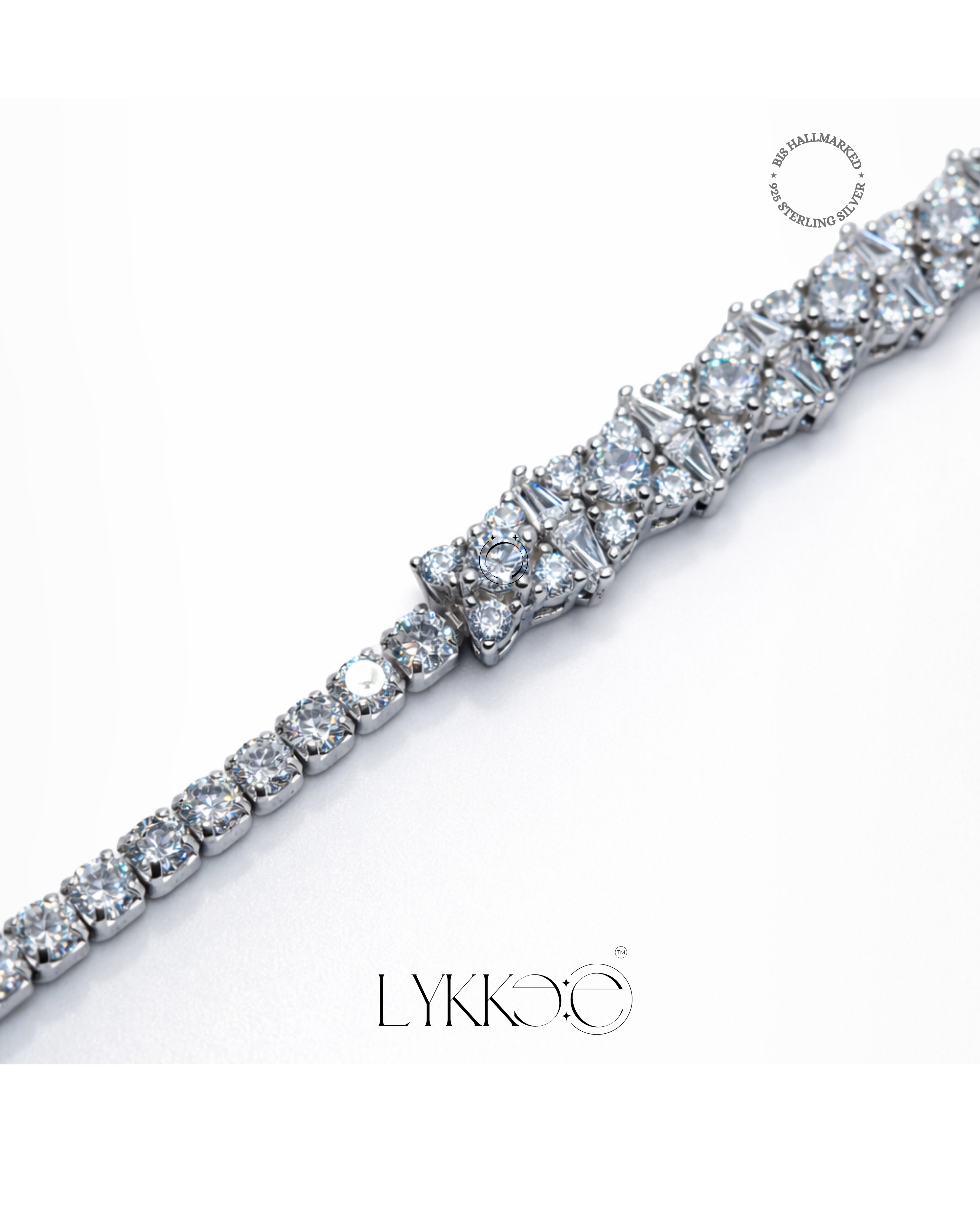 Celeste Sparkle Tennis Bracelet