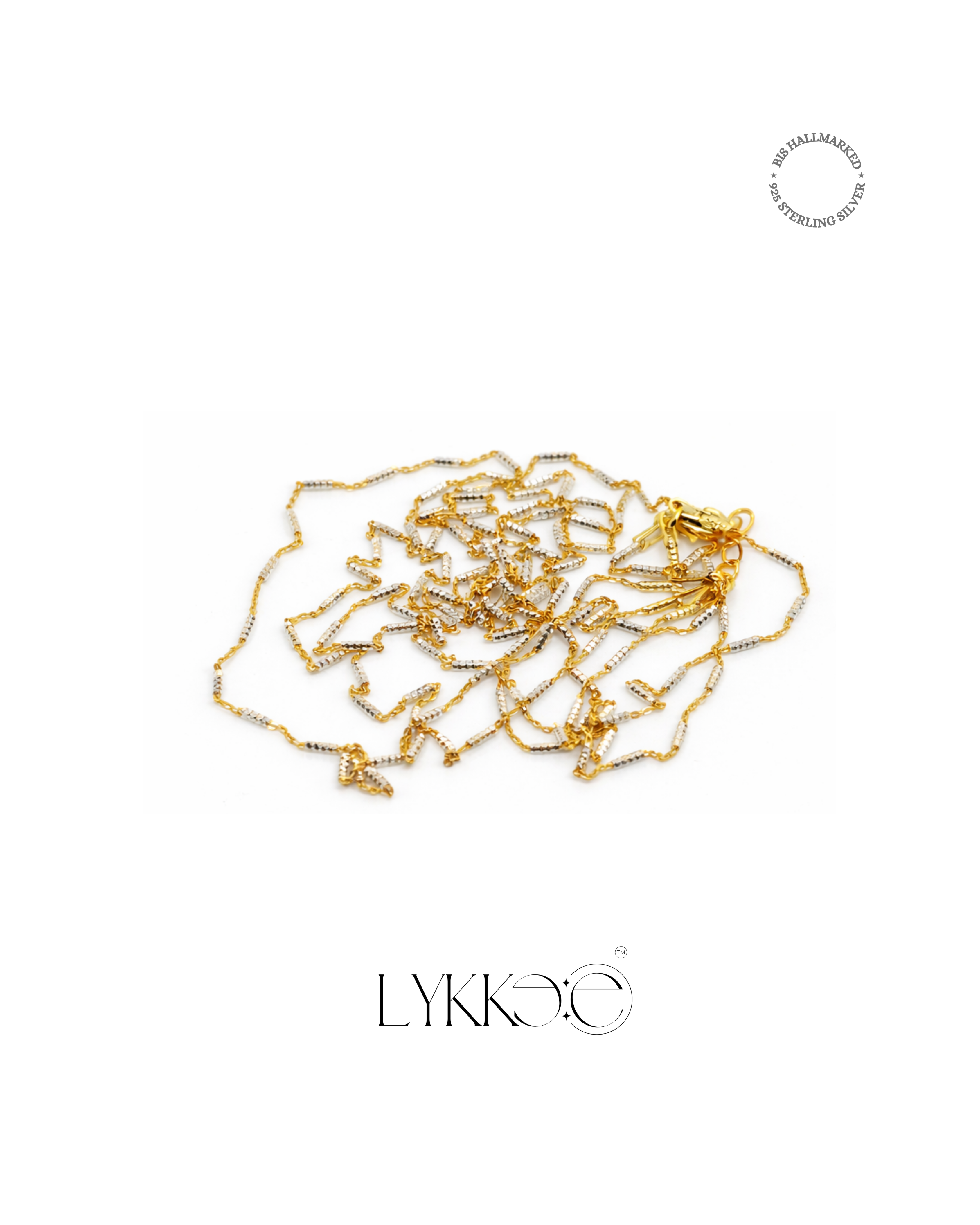Spark Line Two-Tone Gold Chain