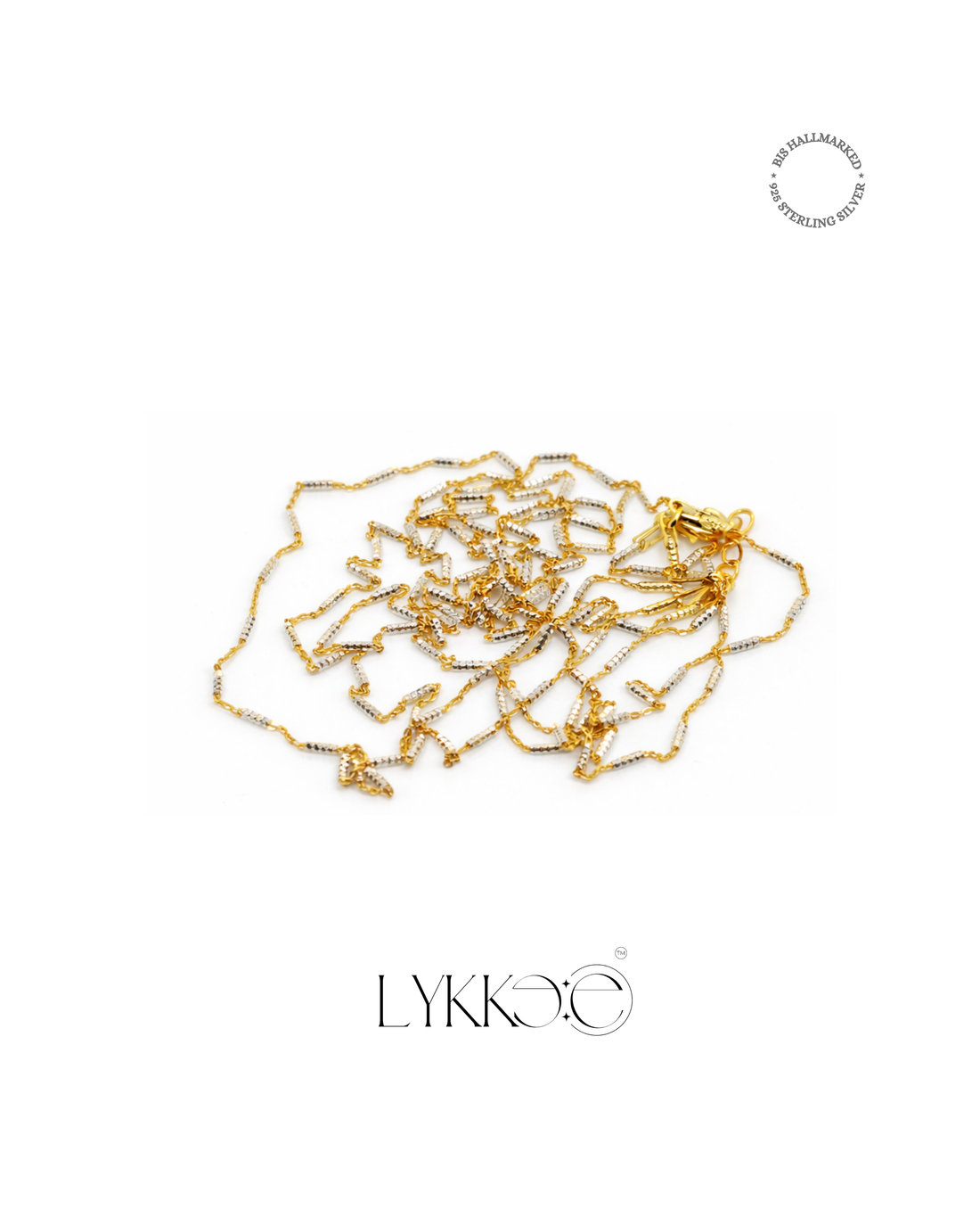 Spark Line Two-Tone Gold Chain