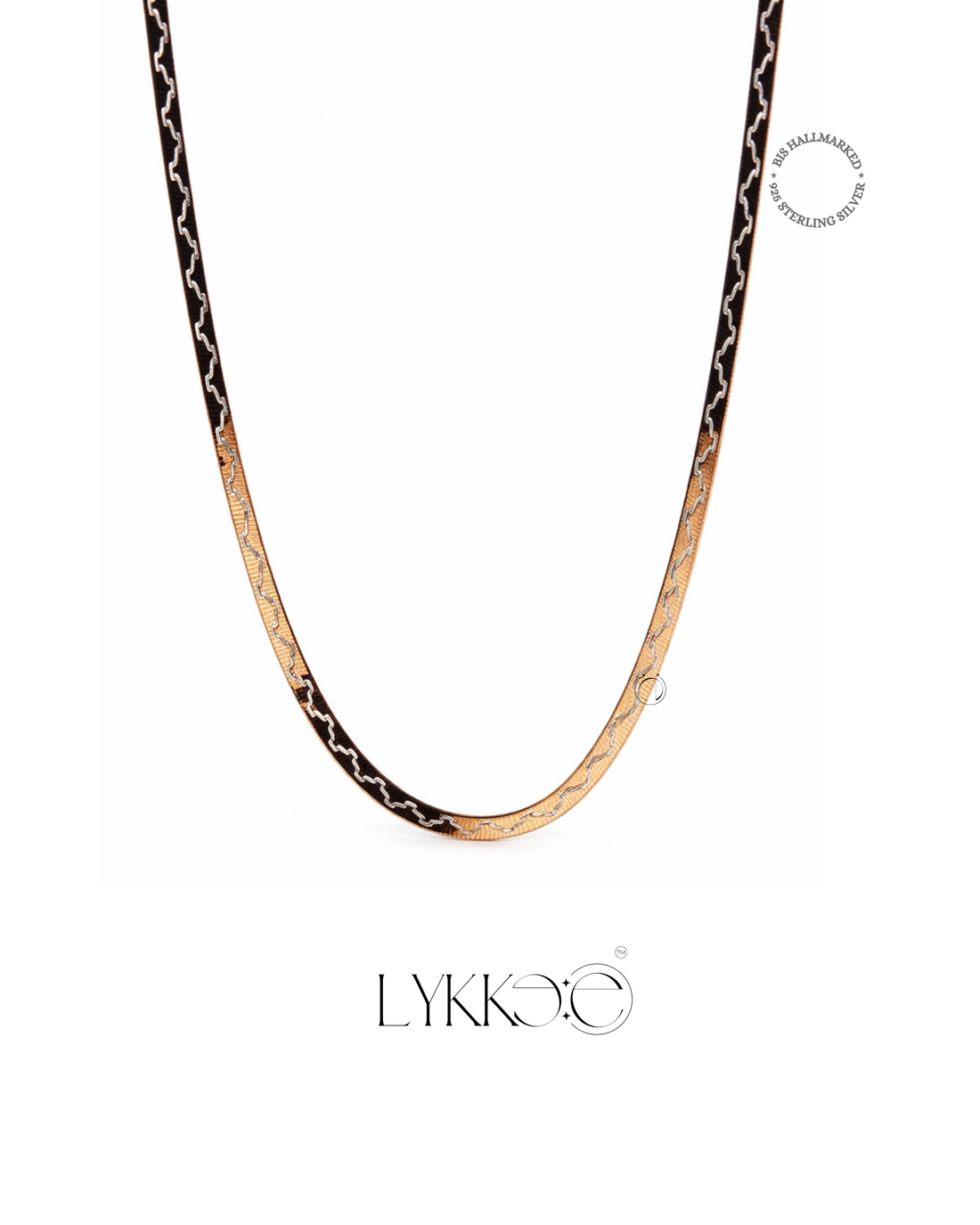 Rose Gleam Flat Snake Chain