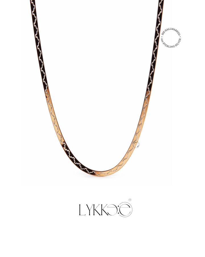 Rose Gleam Flat Snake Chain