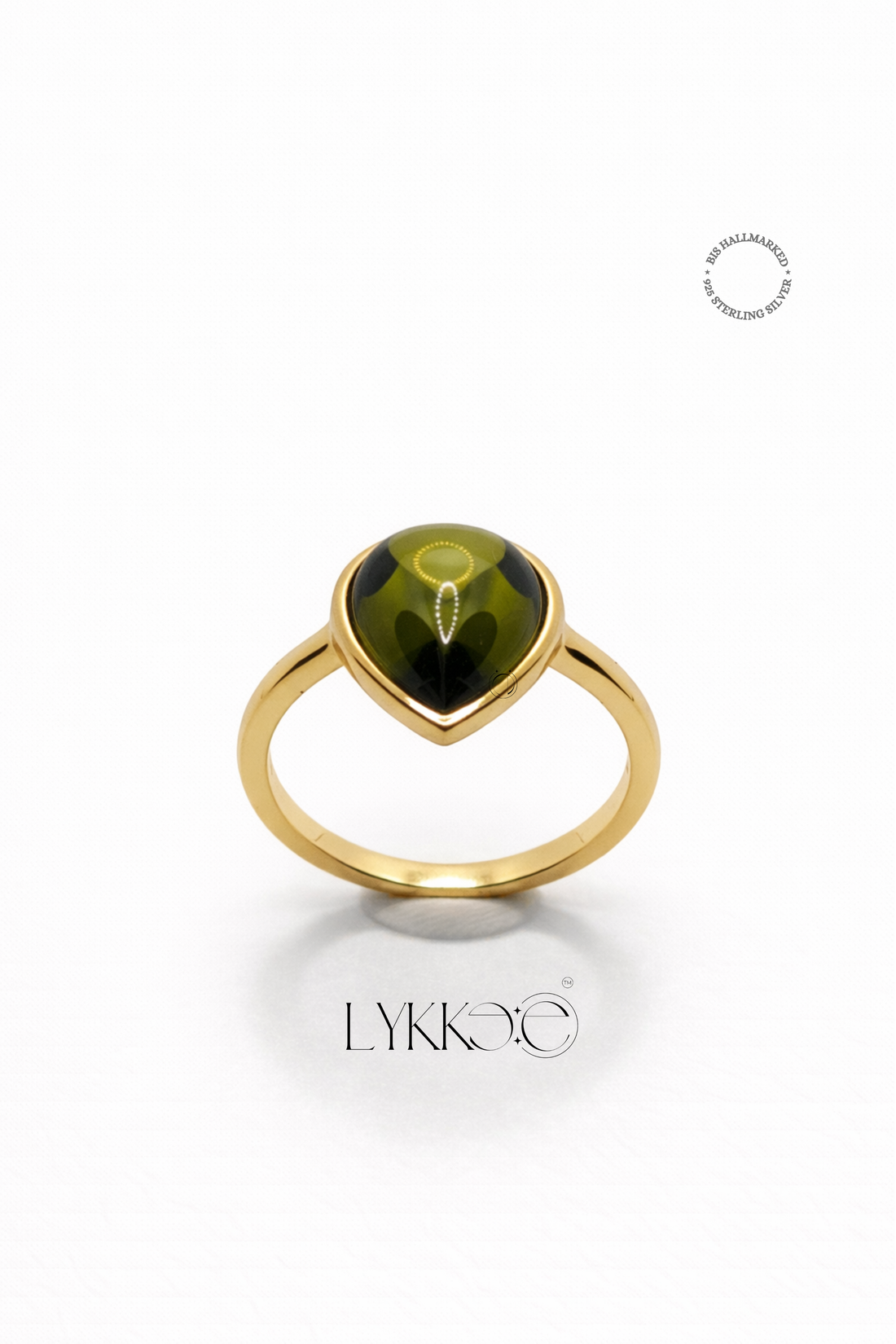 Green Drop Ring
