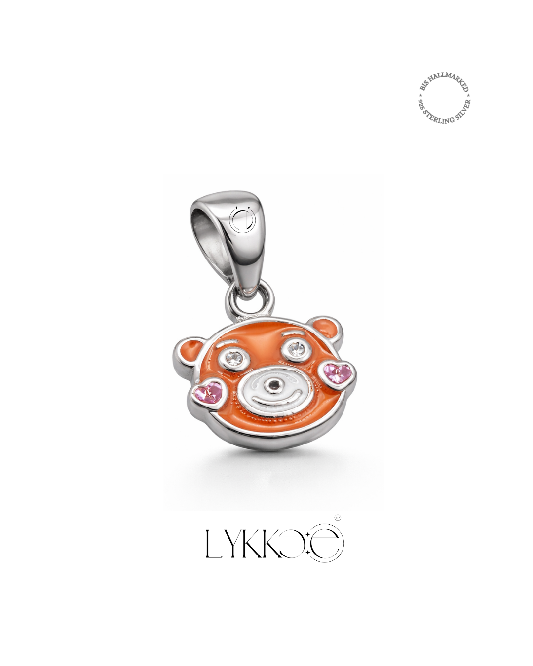 Little Joy Teddy Pendant (Without Chain)
