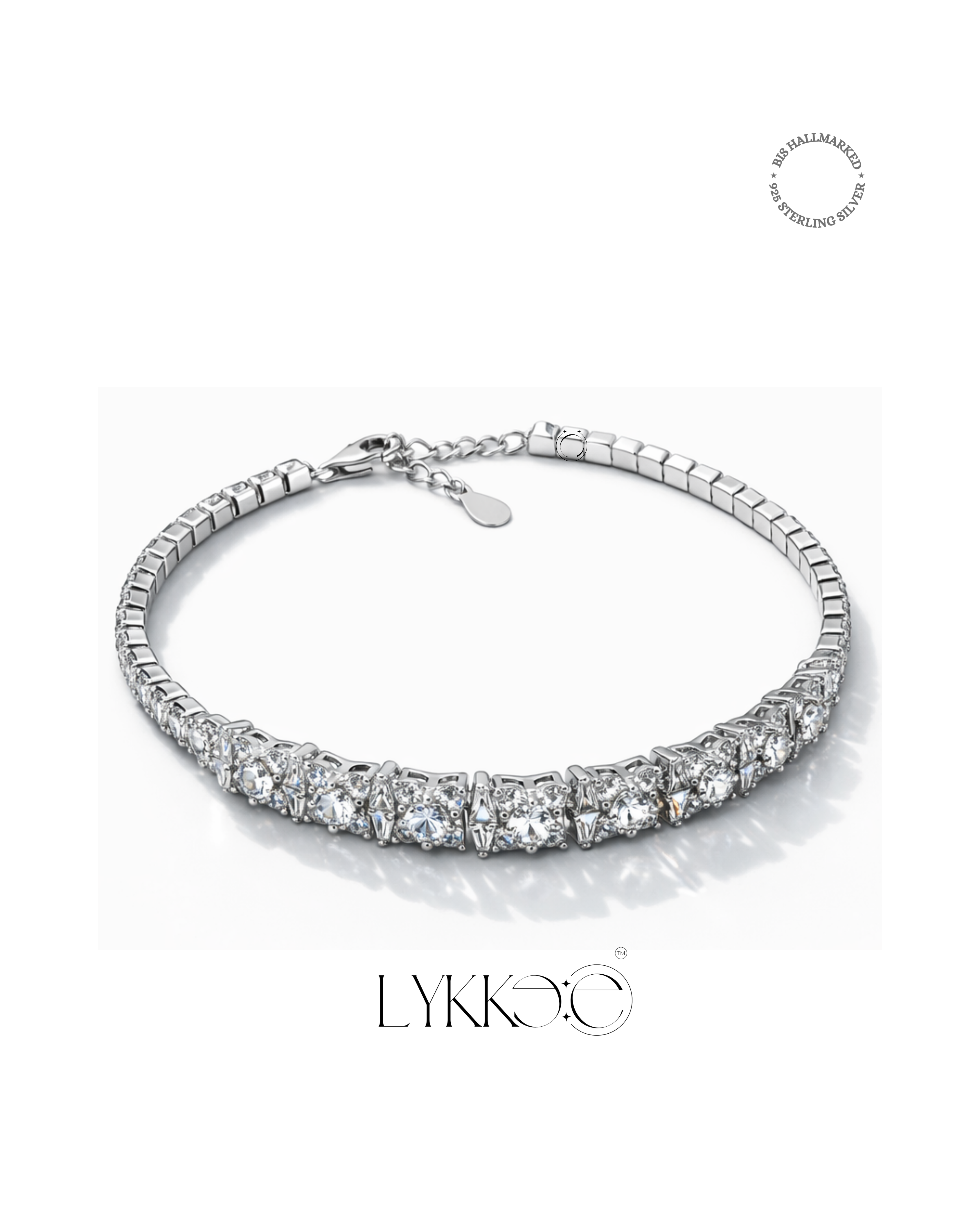 Celeste Sparkle Tennis Bracelet