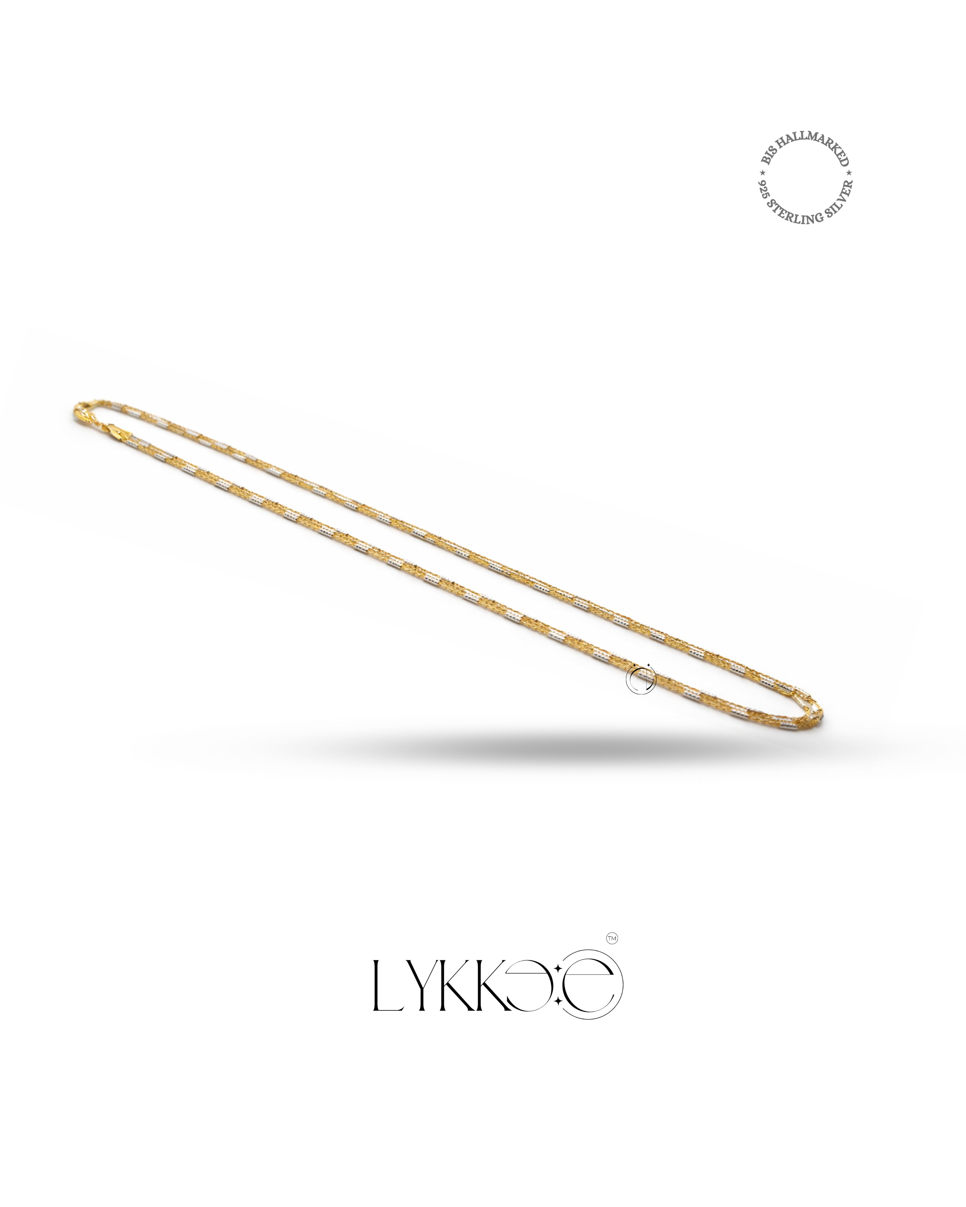 Spark Line Two-Tone Gold Chain