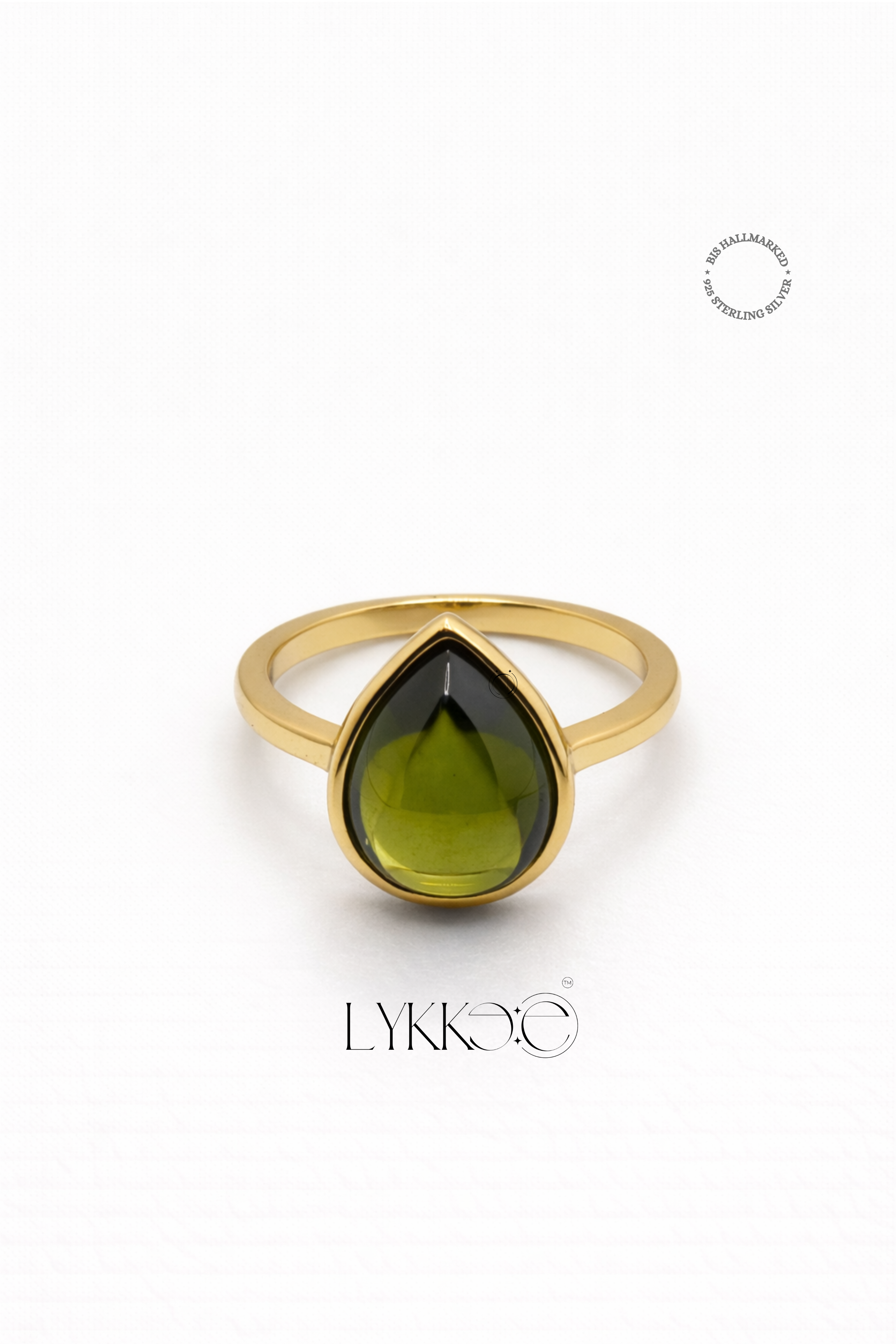 Green Drop Ring