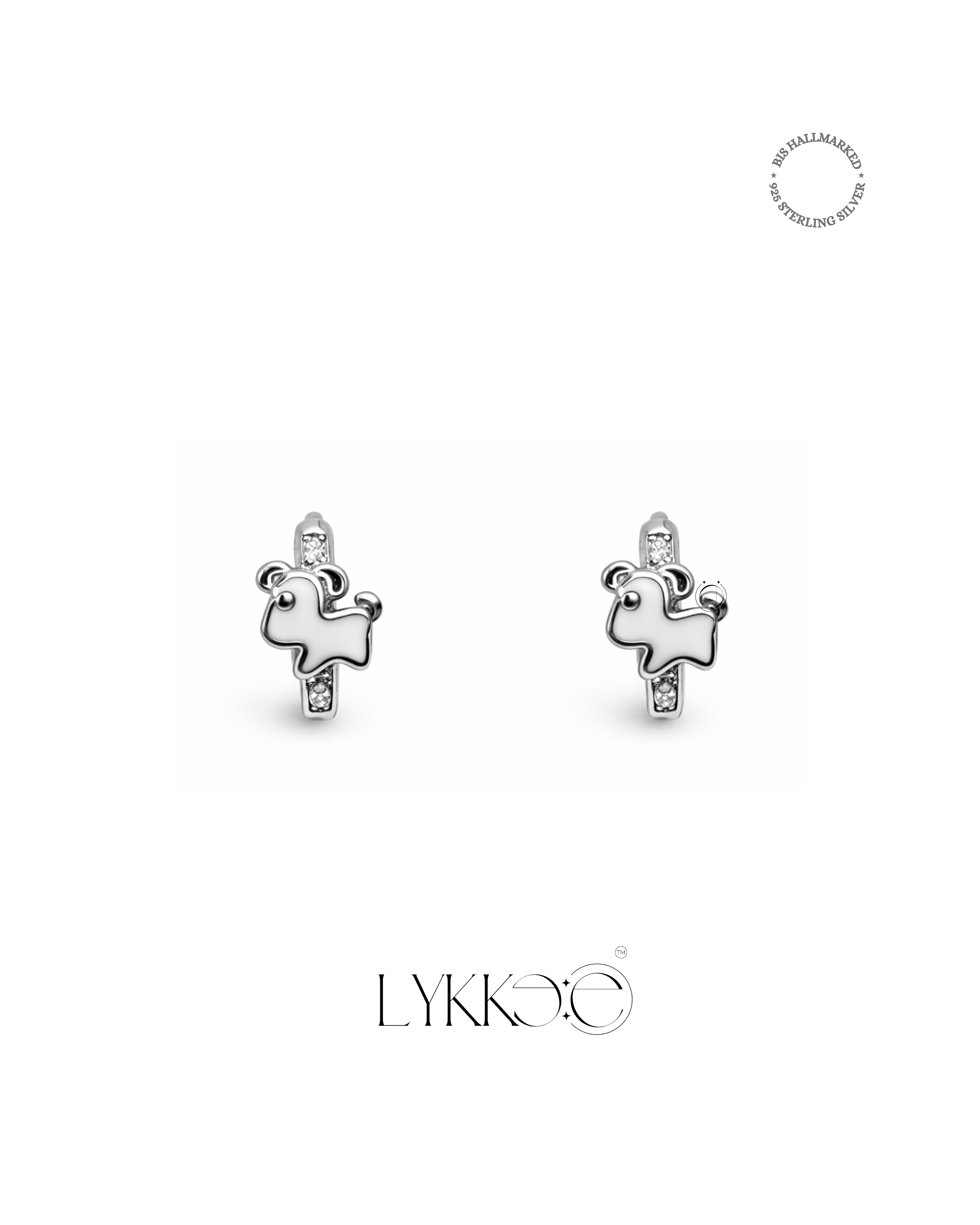 Tiny Tails Huggie Earrings